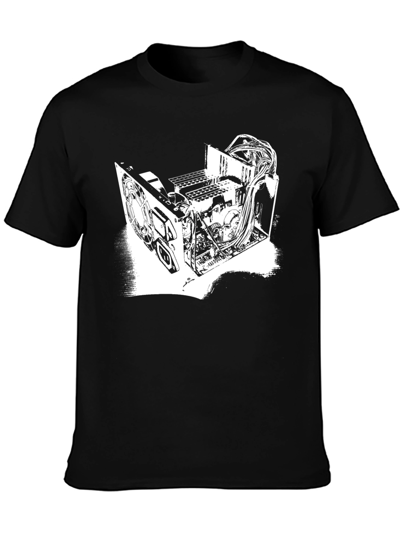 Tech Circuitry T-Shirt - Bold Graphic Tee