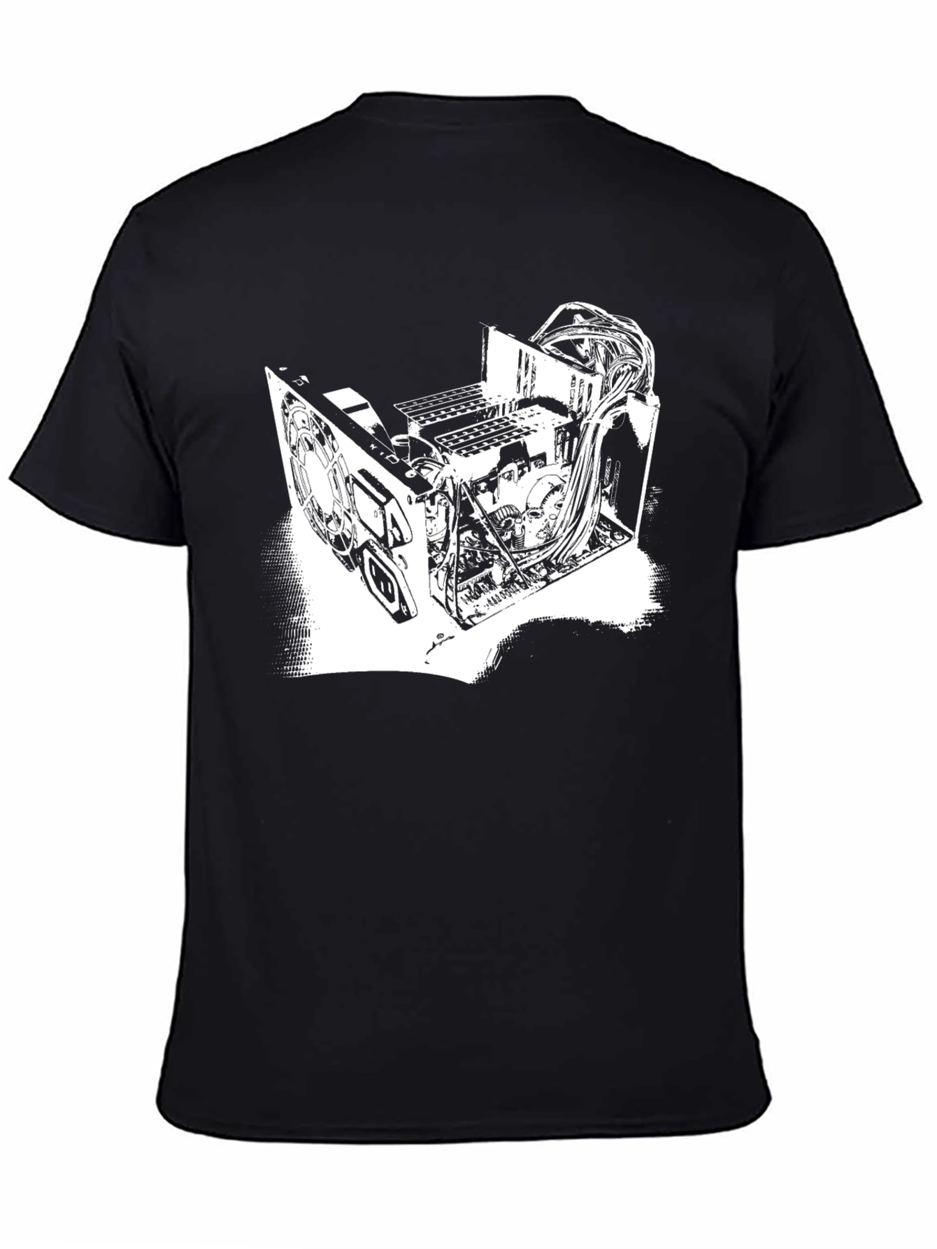 Tech Circuitry T-Shirt - Bold Graphic Tee