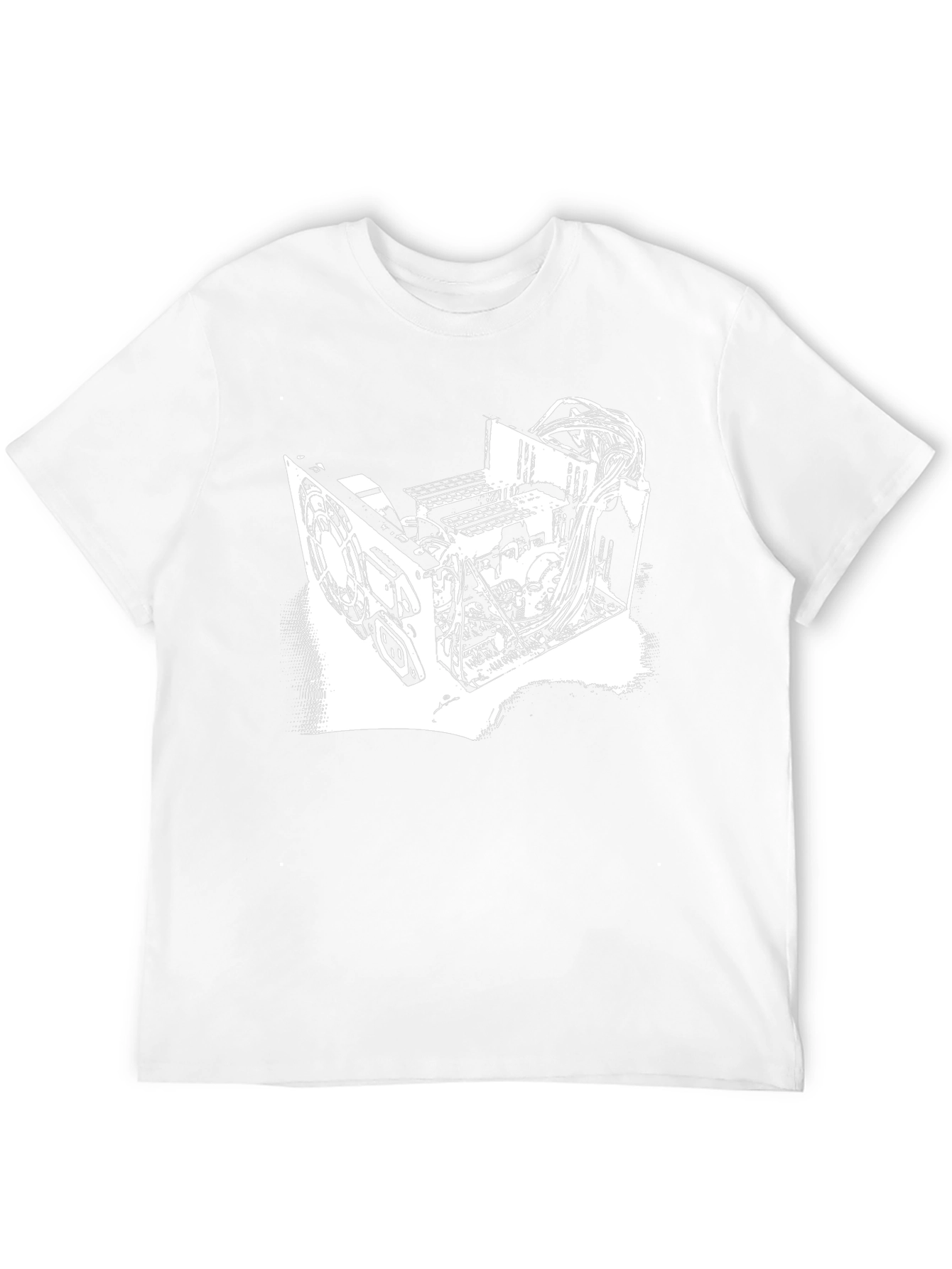 Tech Circuitry T-Shirt - Bold Graphic Tee