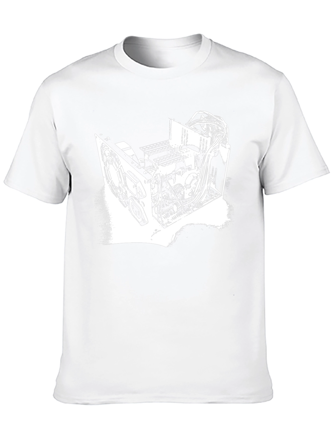 Tech Circuitry T-Shirt - Bold Graphic Tee