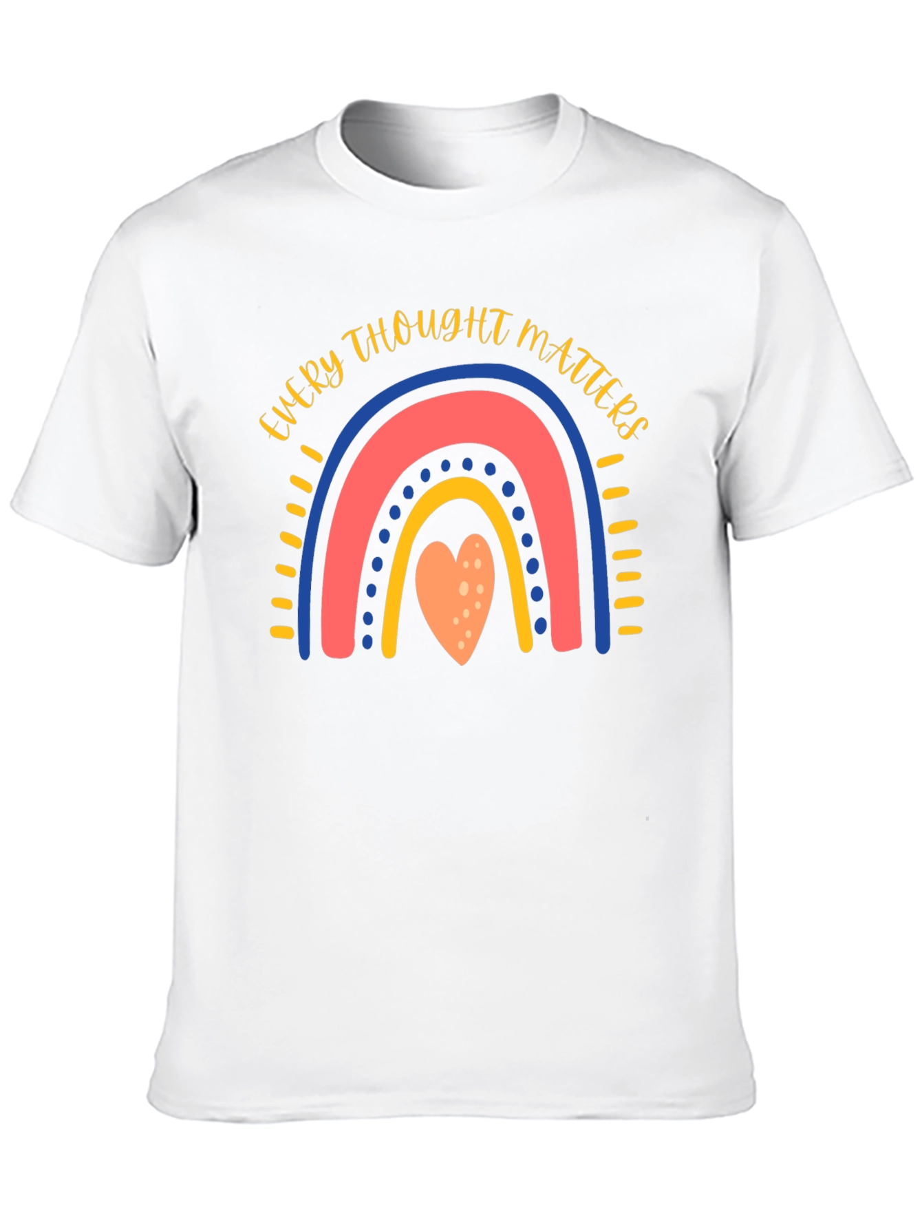 Every Thought Matters Rainbow Graphic Tee