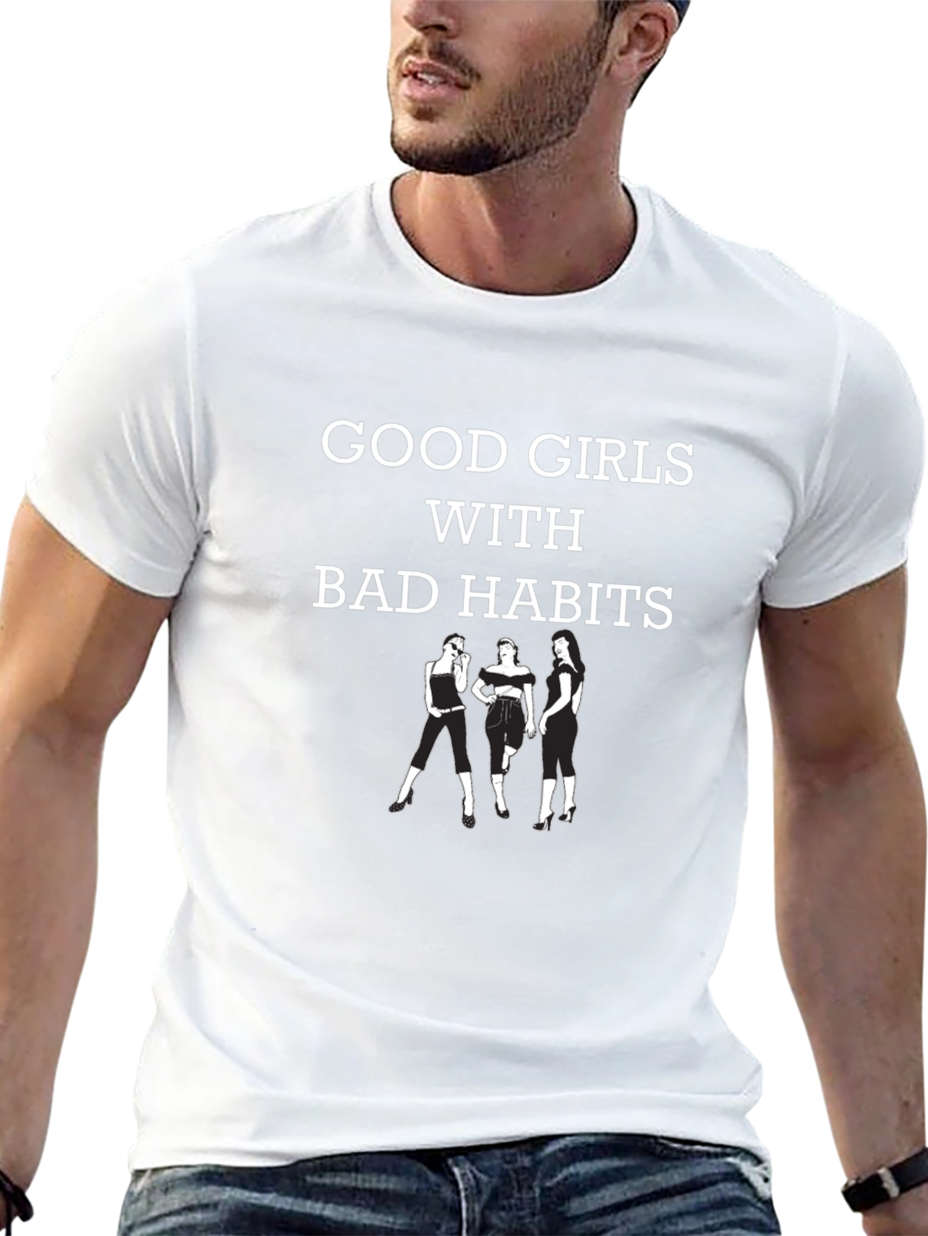 Good Girls Bad Habits Graphic T-Shirt