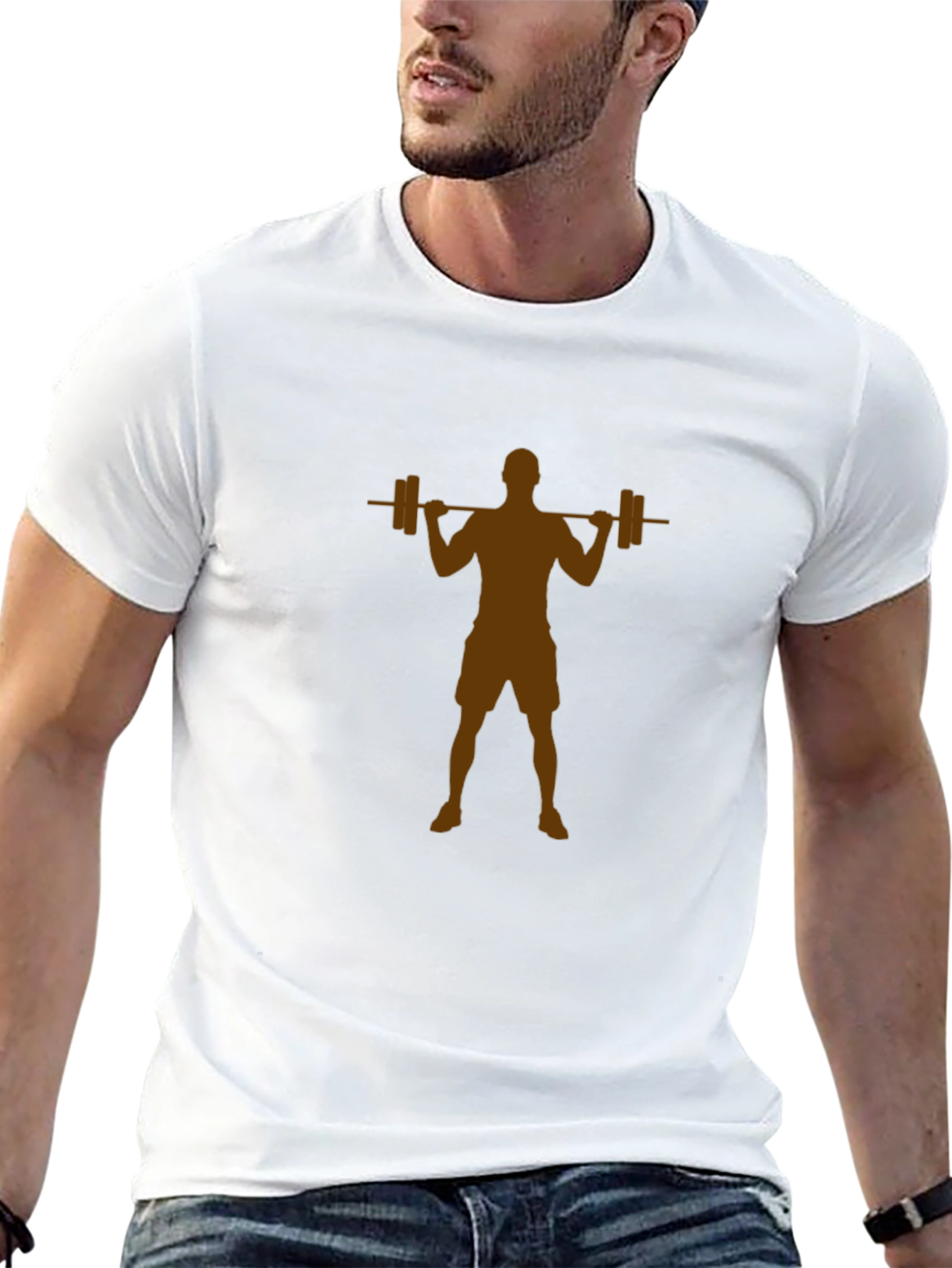 Weightlifting Graphic Tee - Black