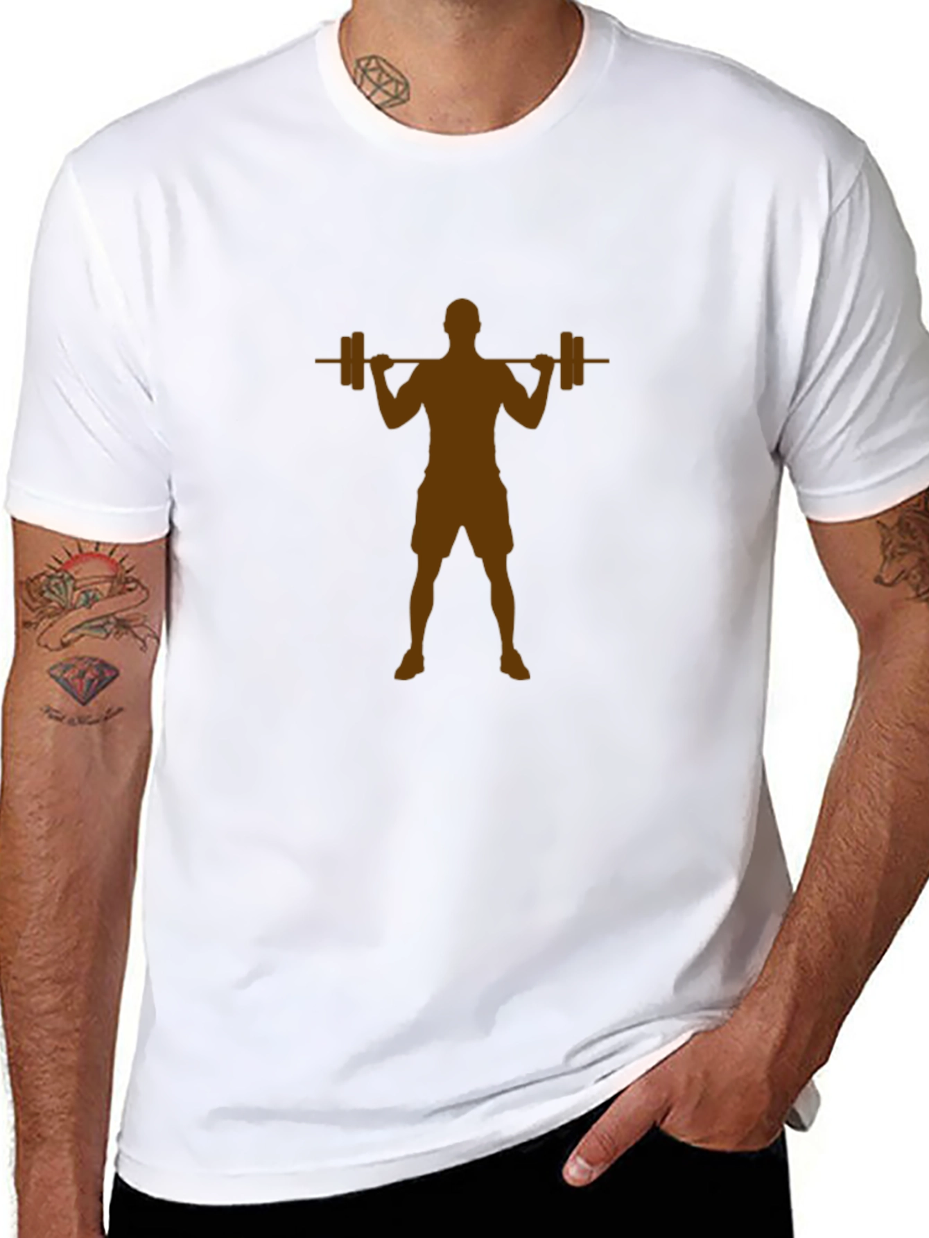 Weightlifting Graphic Tee - Black