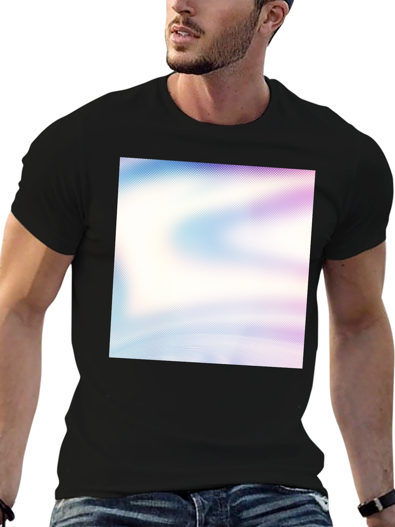 Abstract Graphic Tee - Soft Blend Modern Fit