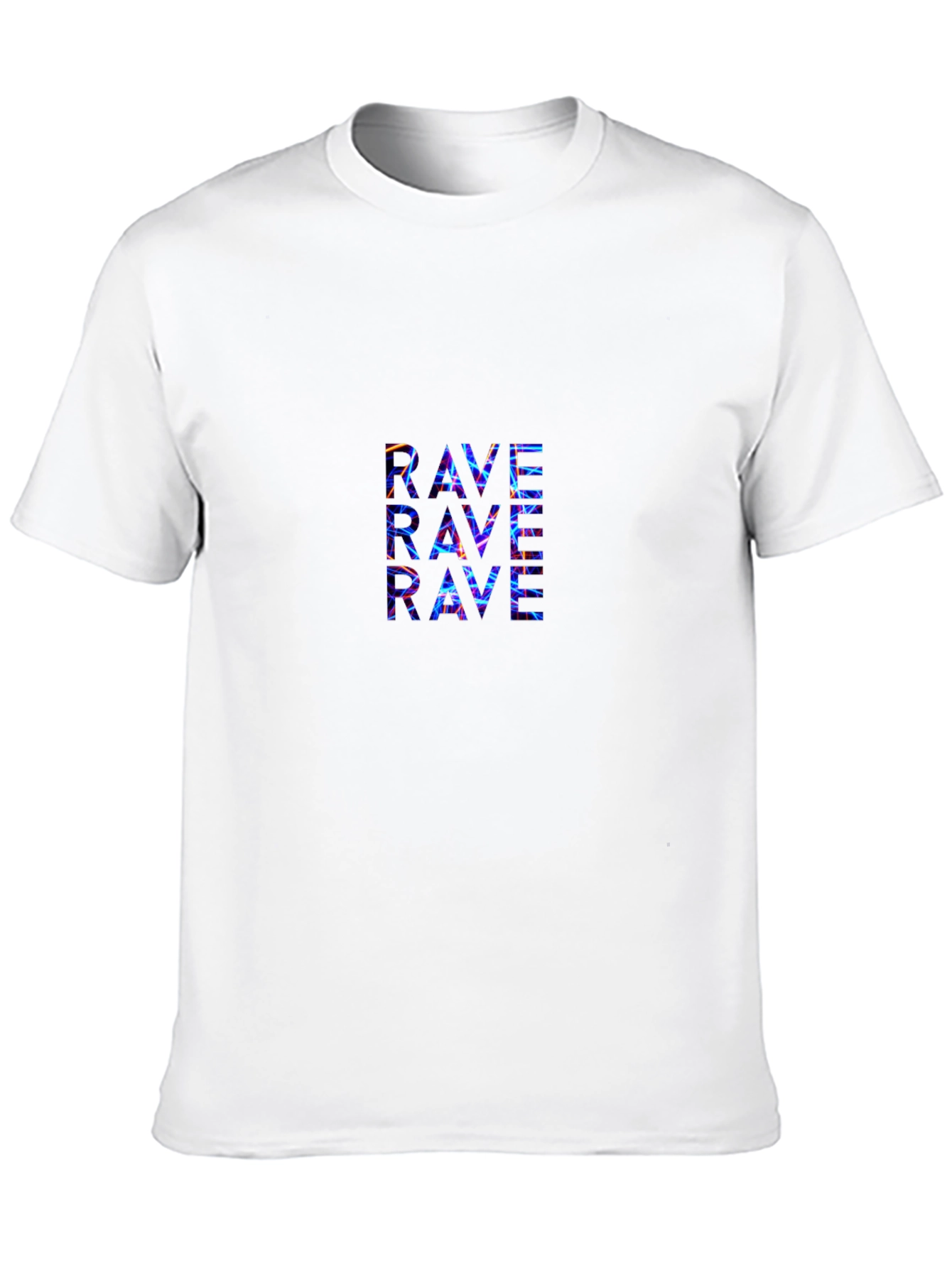 Rave Graphic Print Black T-Shirt