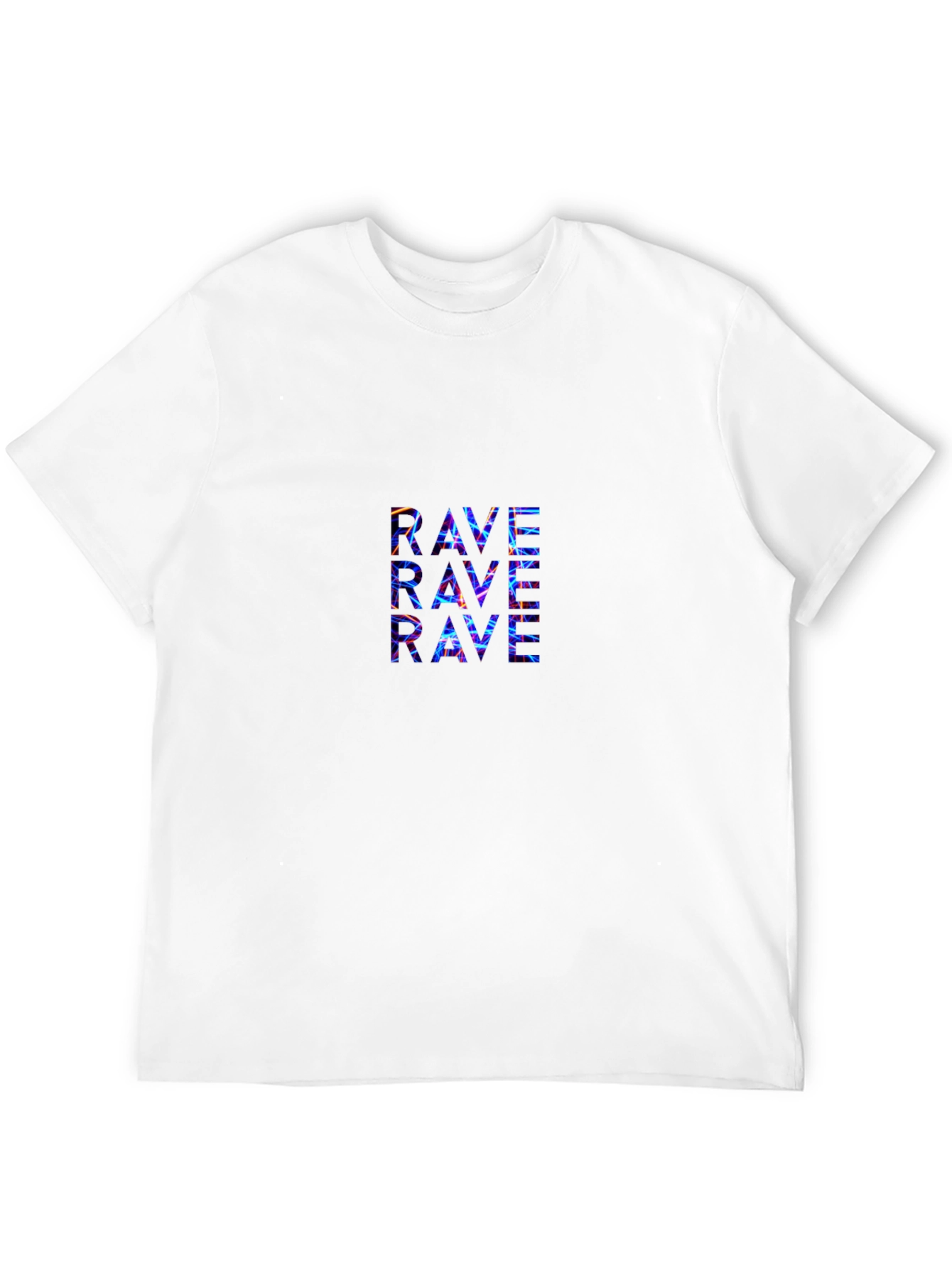 Rave Graphic Print Black T-Shirt