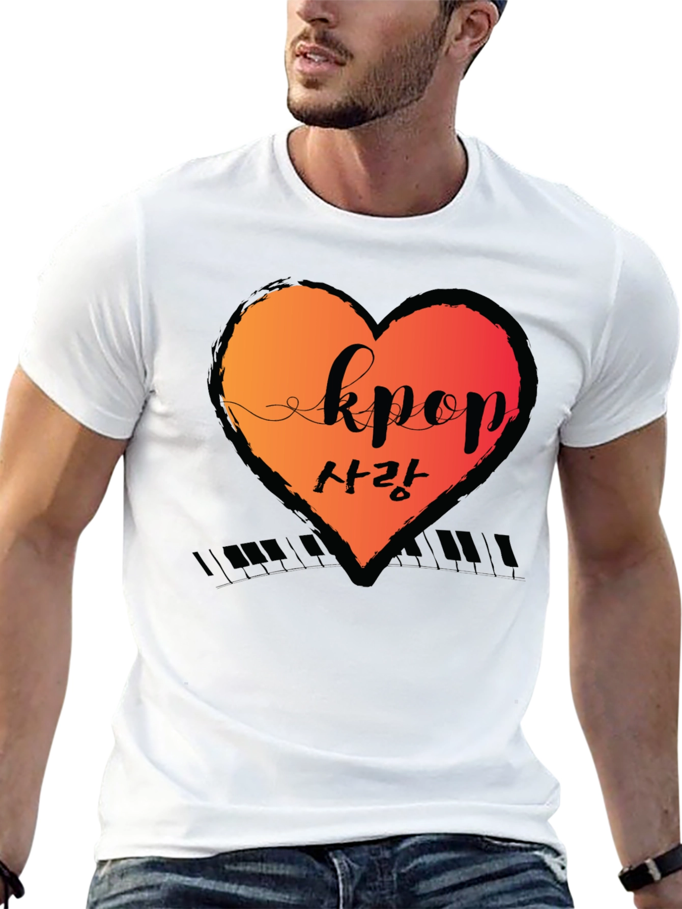 Kpop Love Heart T-Shirt