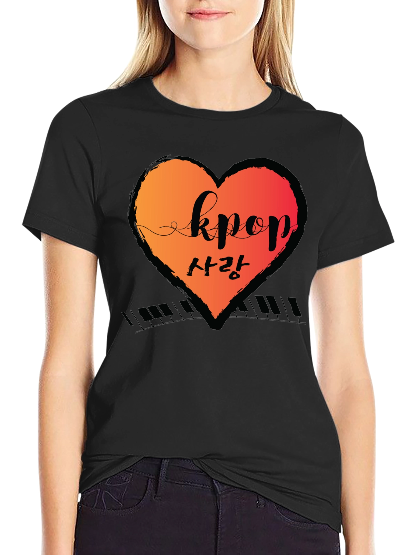 Kpop Love Heart T-Shirt