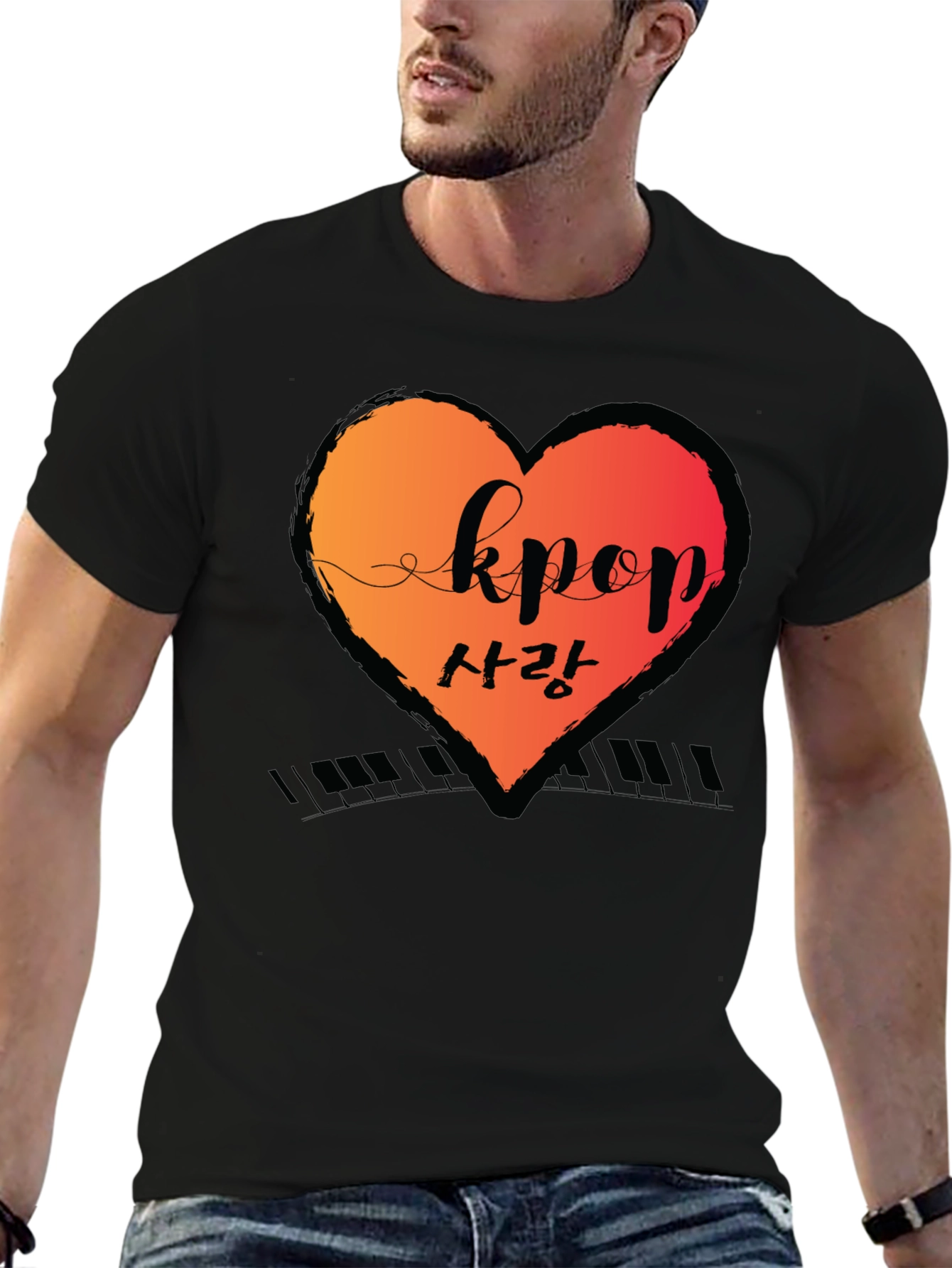Kpop Love Heart T-Shirt