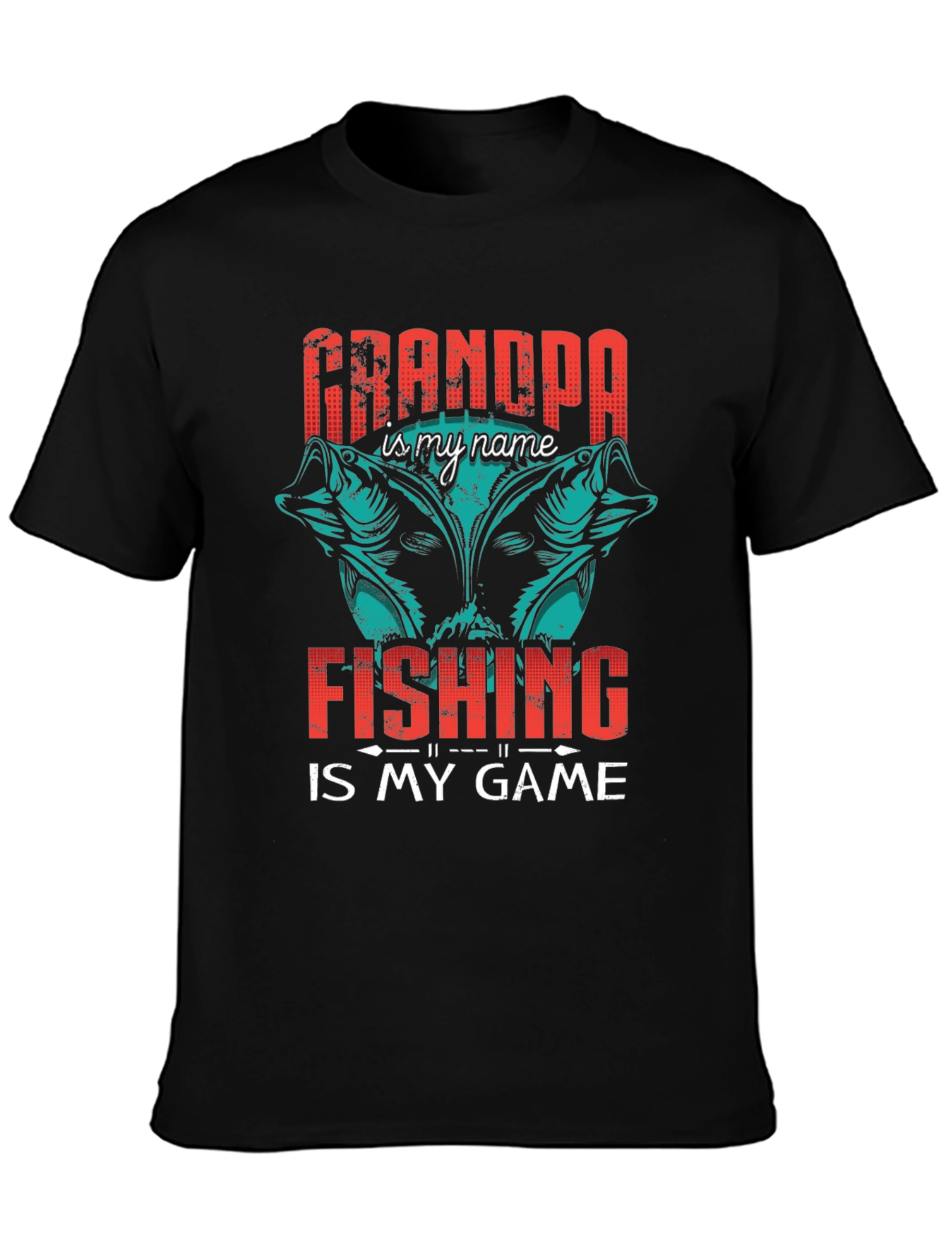 Grandpa Fishing Game T-Shirt