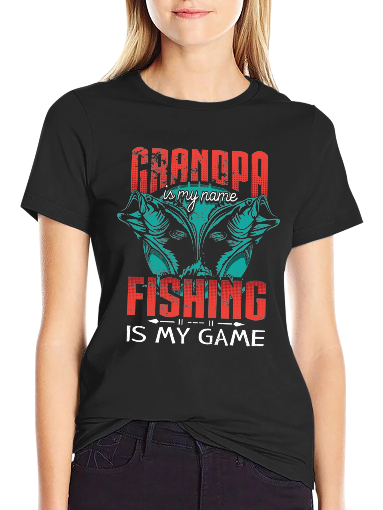 Grandpa Fishing Game T-Shirt