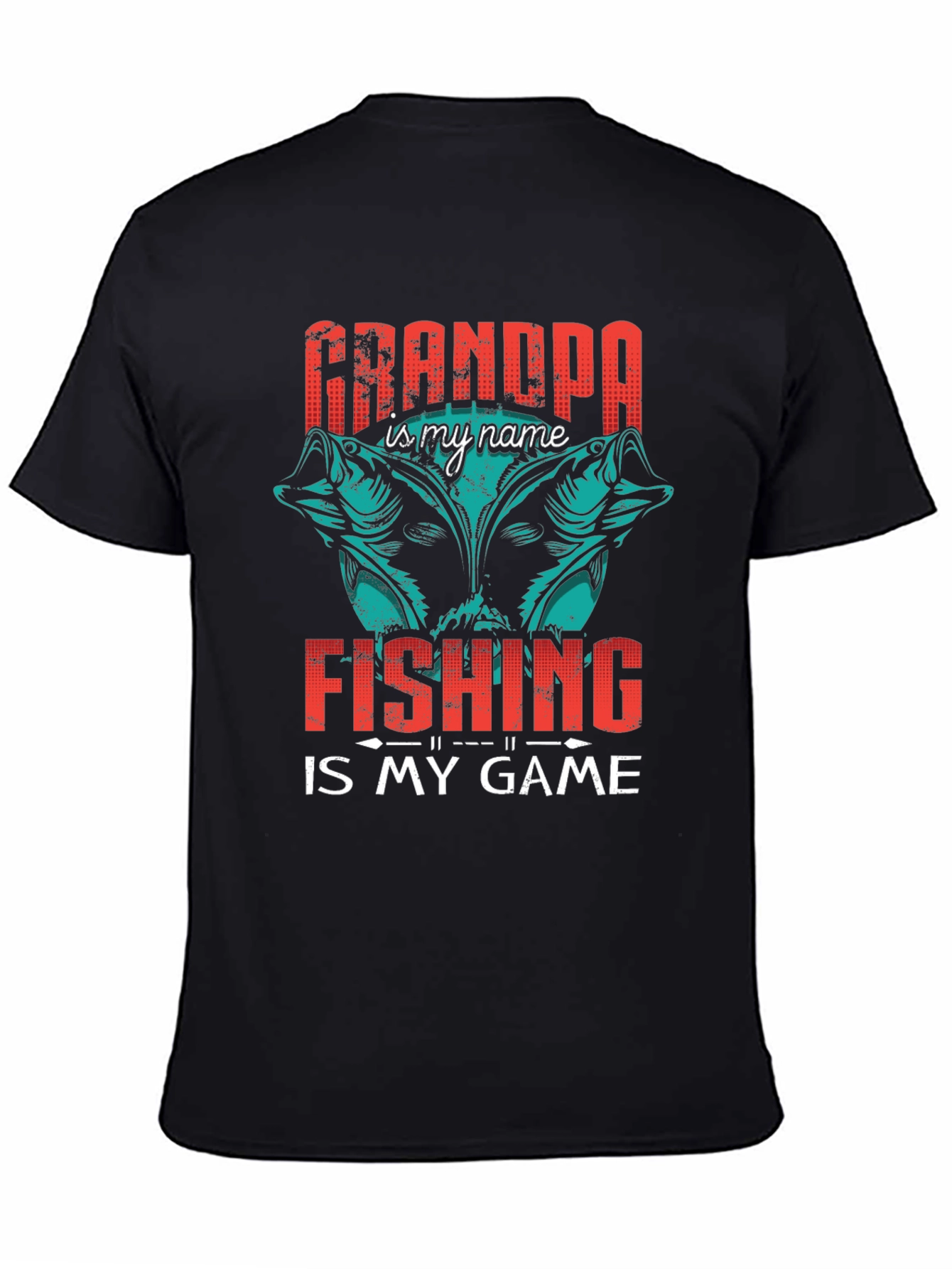 Grandpa Fishing Game T-Shirt
