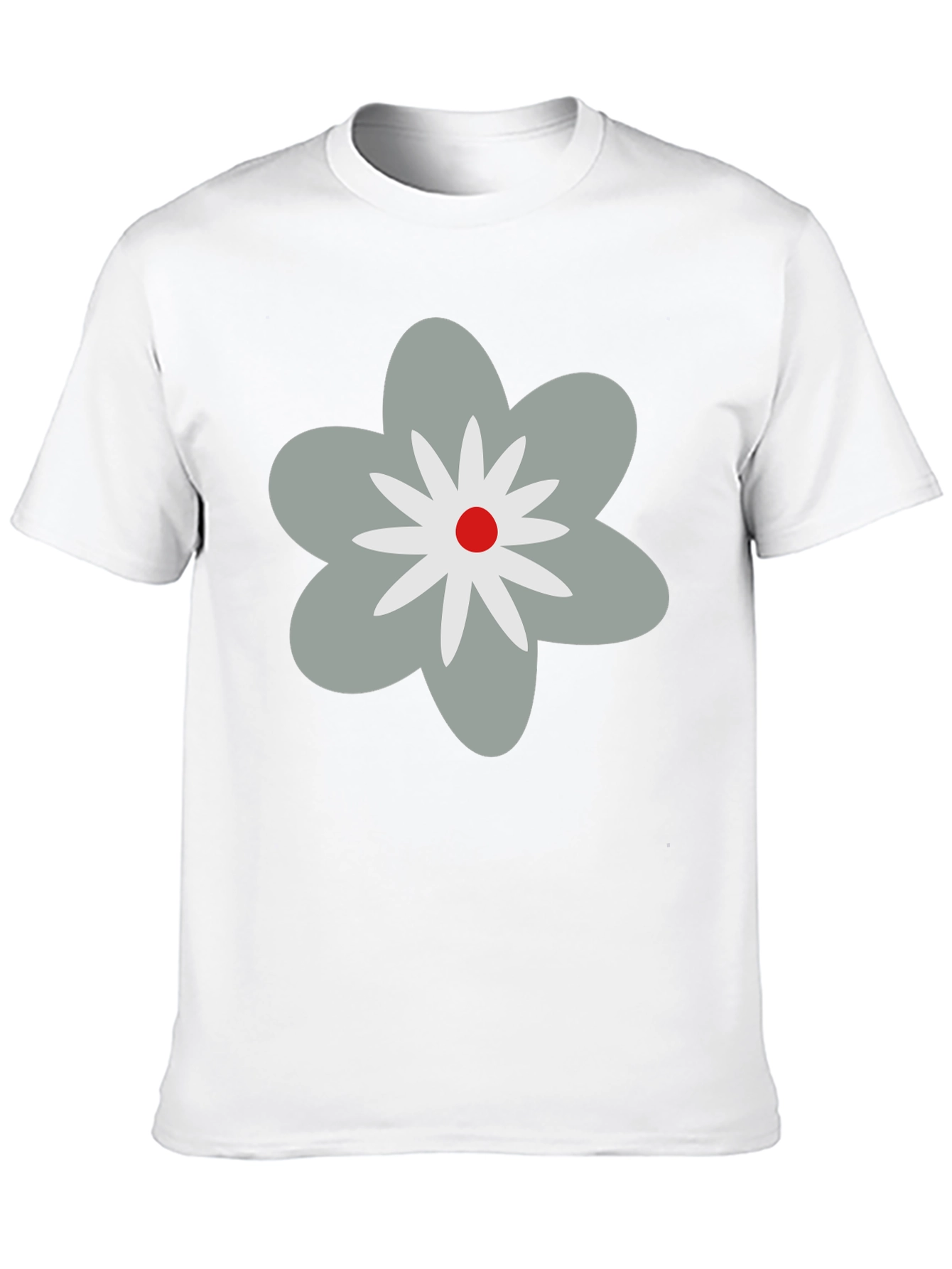Floral Print Black T-Shirt