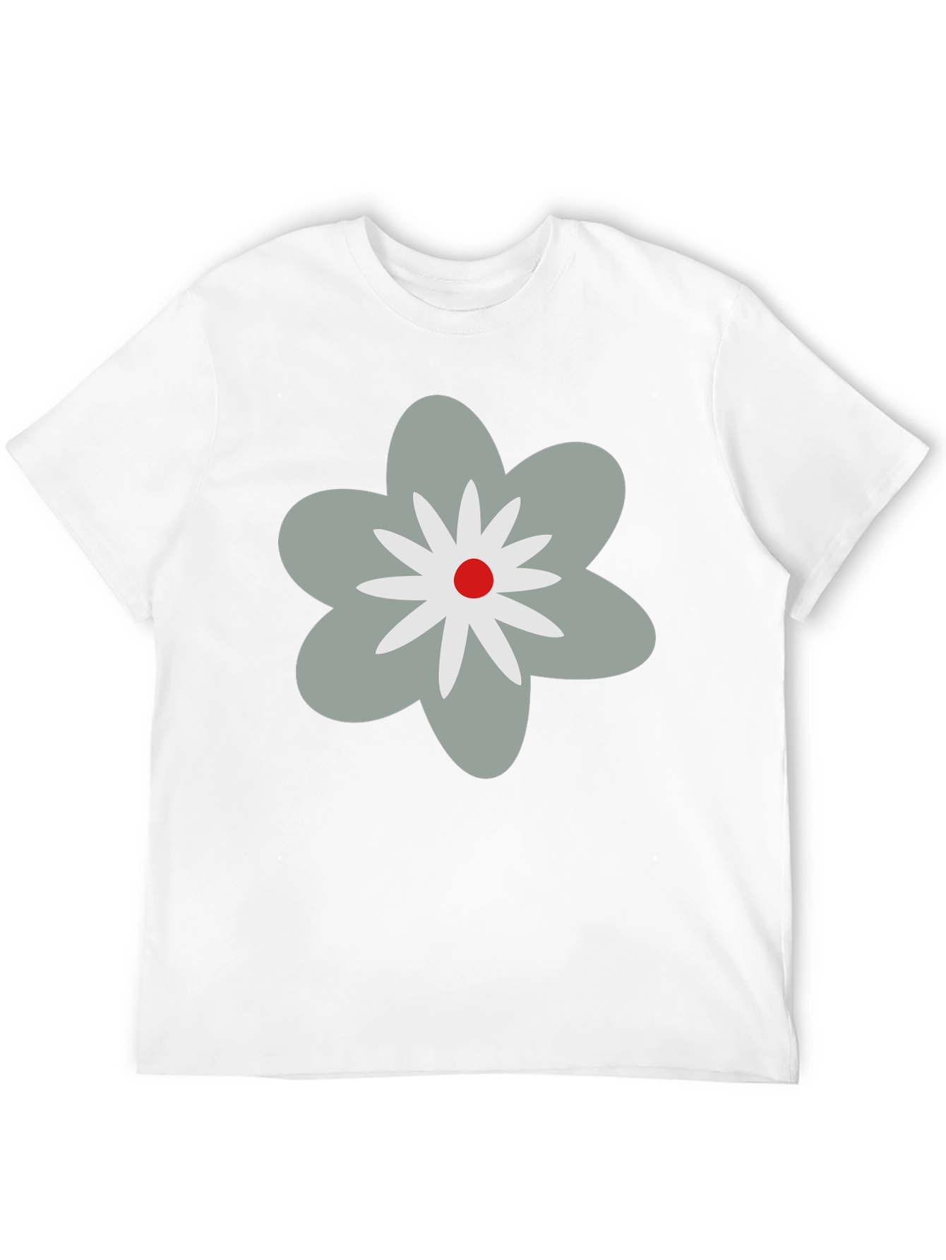 Floral Print Black T-Shirt
