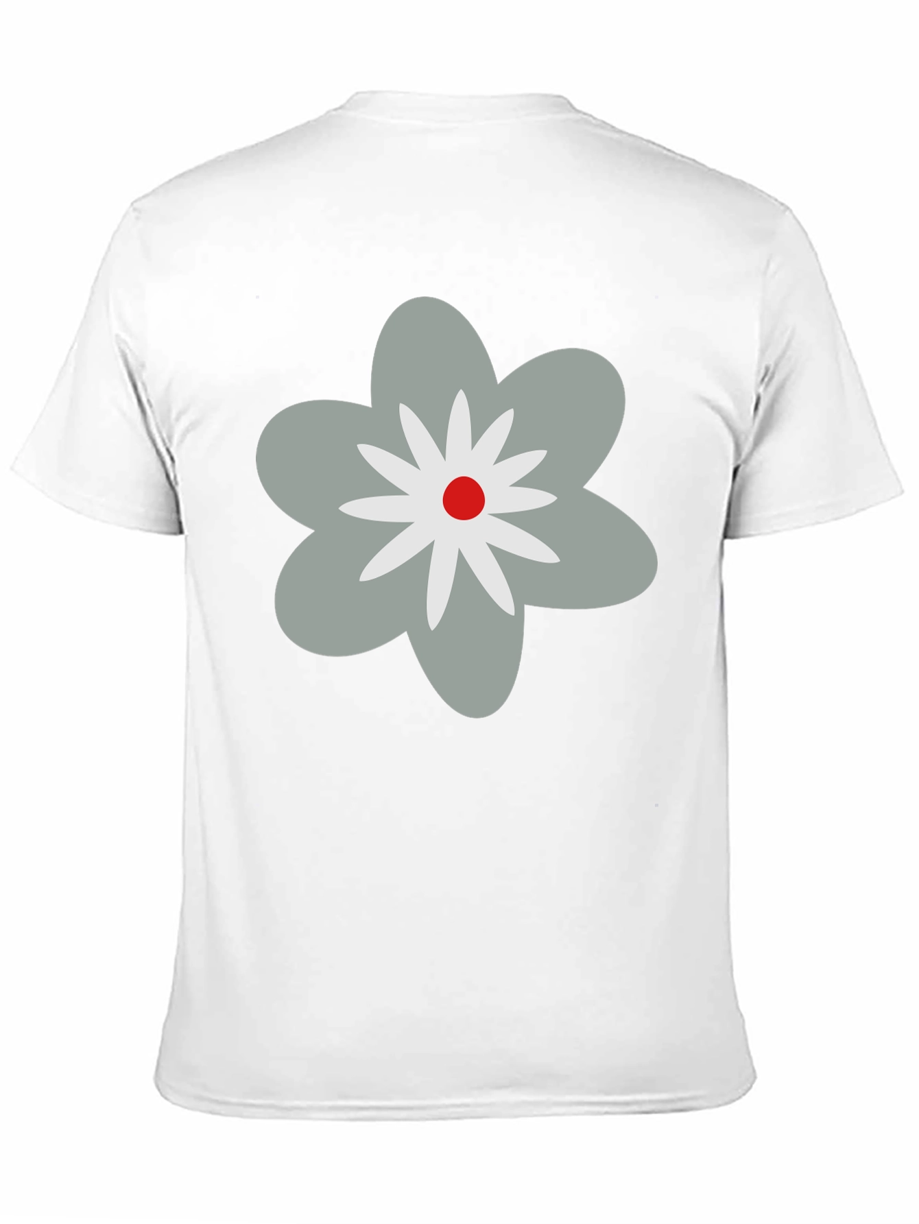 Floral Print Black T-Shirt