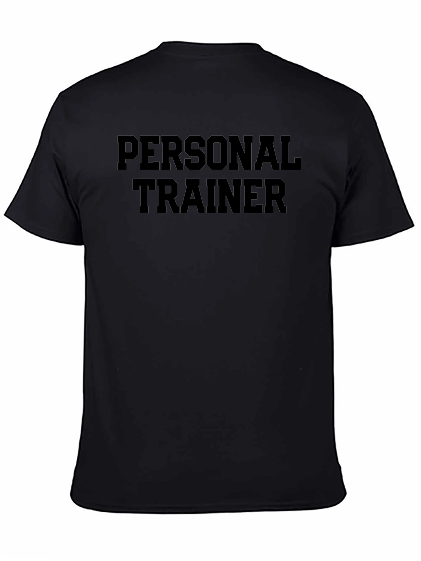 Personal Trainer Black Graphic T-Shirt