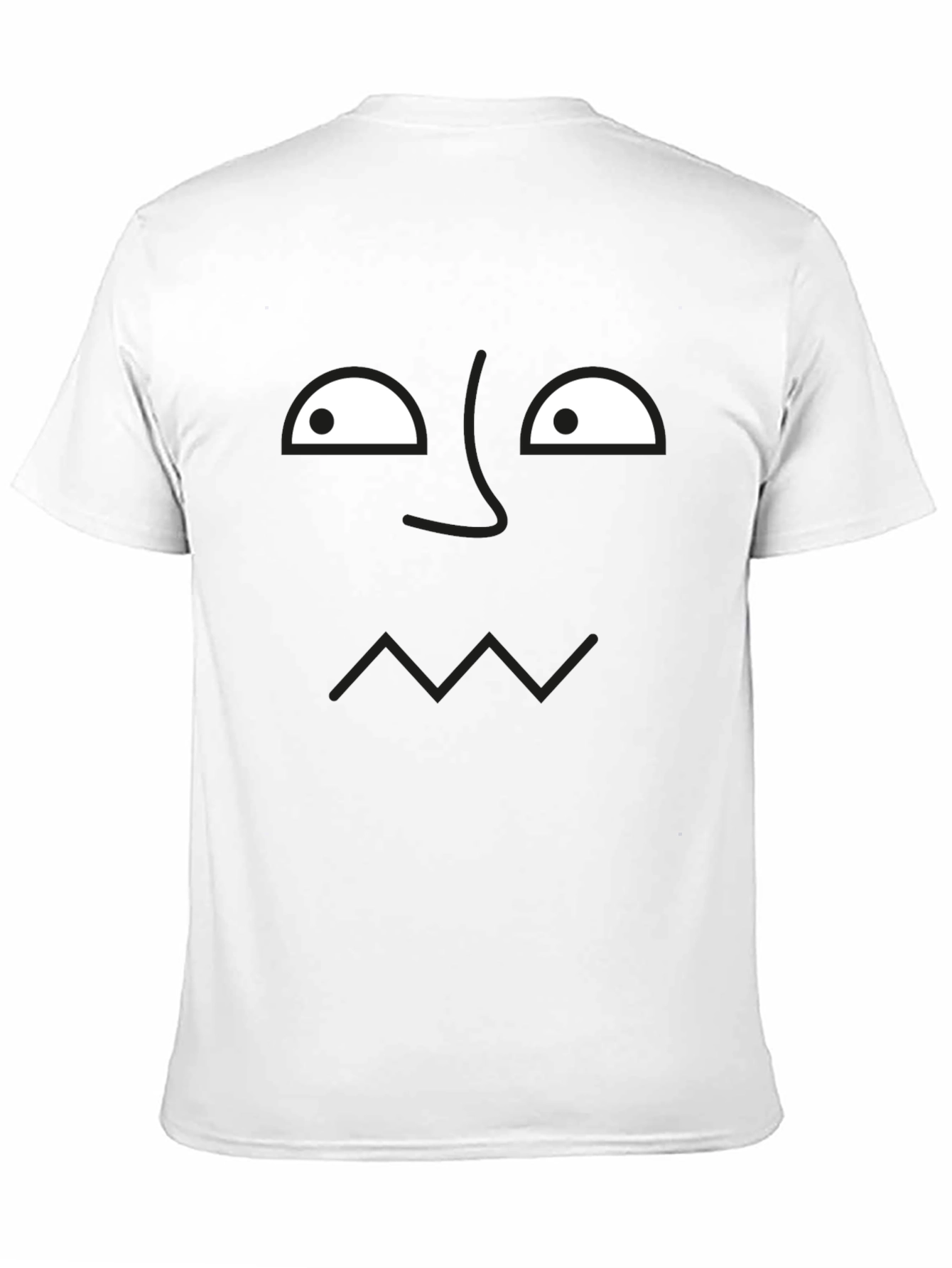 Funny Face Graphic T-Shirt - Mens Black Tee