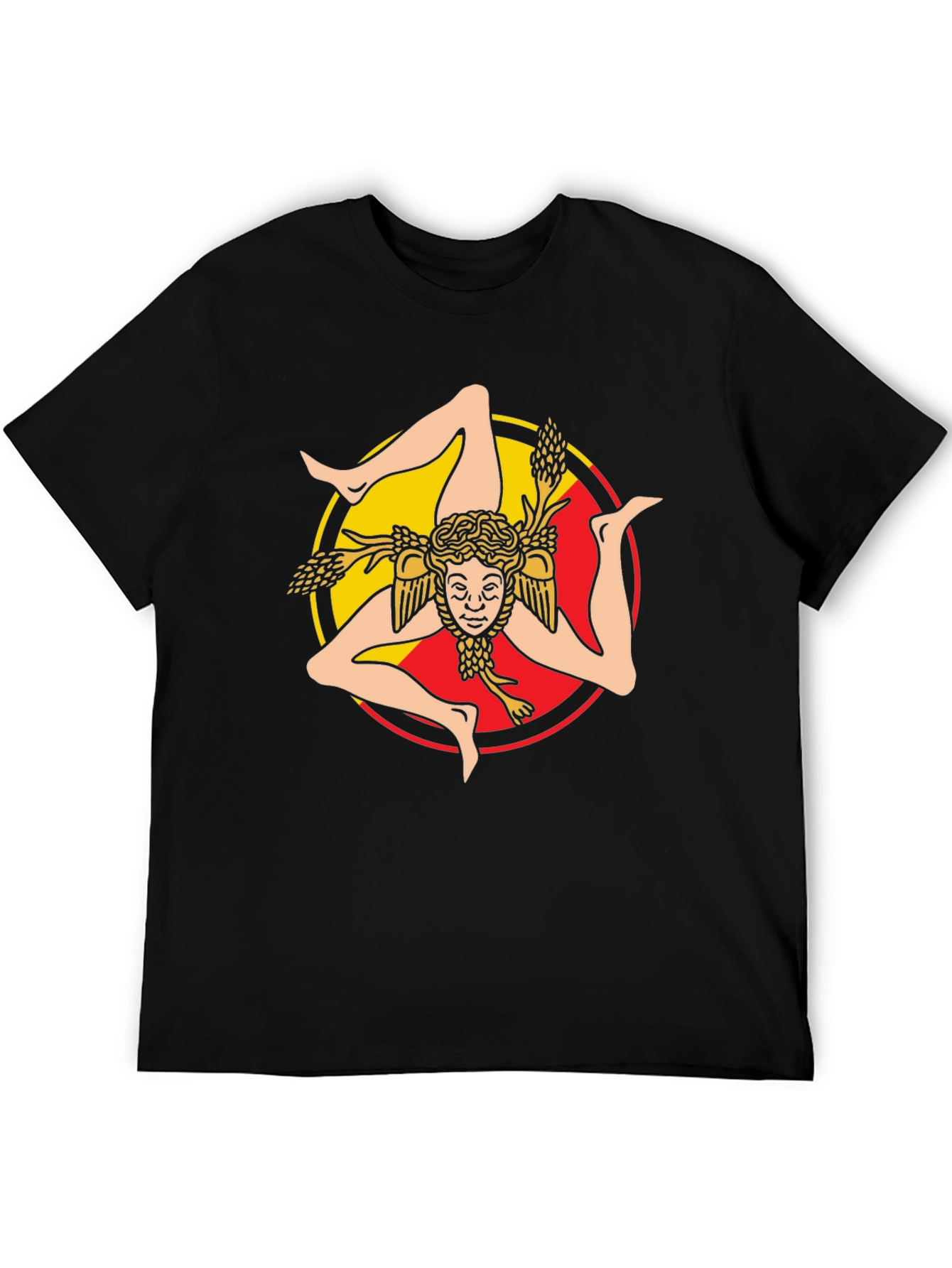 Sicily Trinacria Symbol T-Shirt