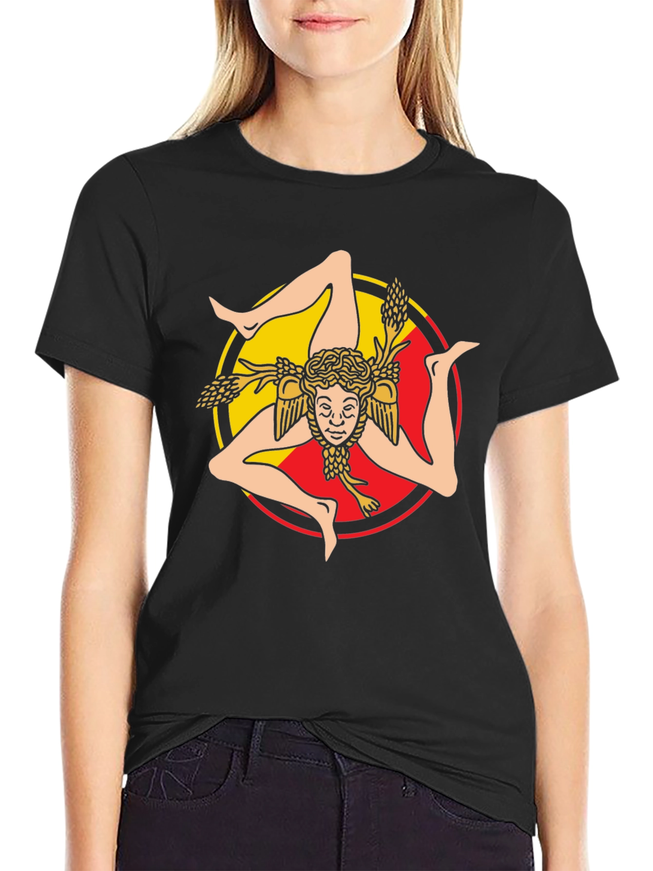 Sicily Trinacria Symbol T-Shirt