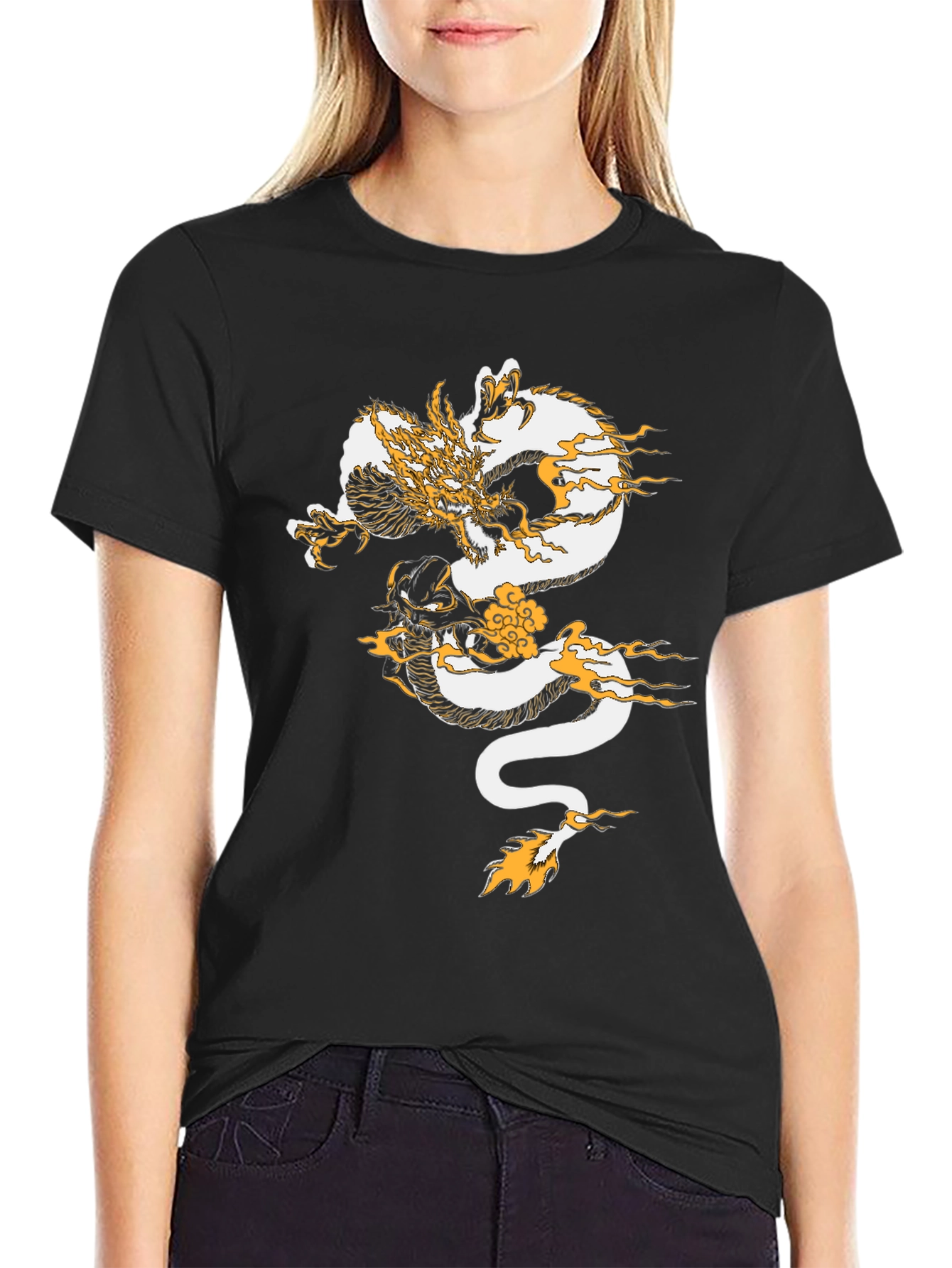 Dragon Graphic Tee - Black T-Shirt