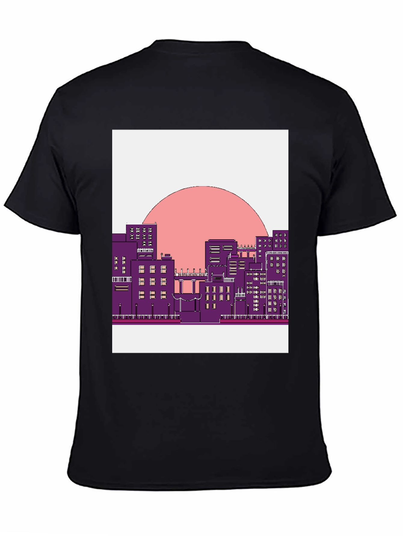 Retro Cityscape Graphic T-Shirt - Urban Style