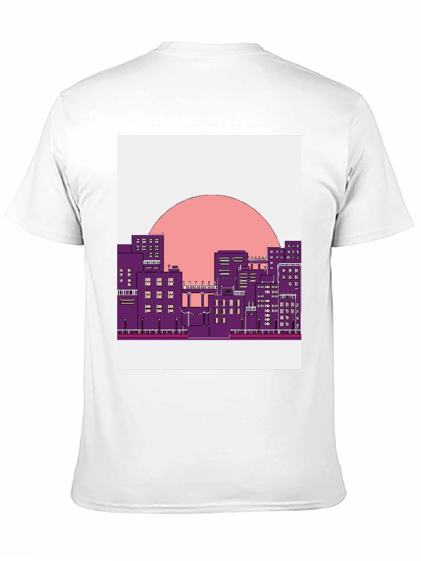 Retro Cityscape Graphic T-Shirt - Urban Style