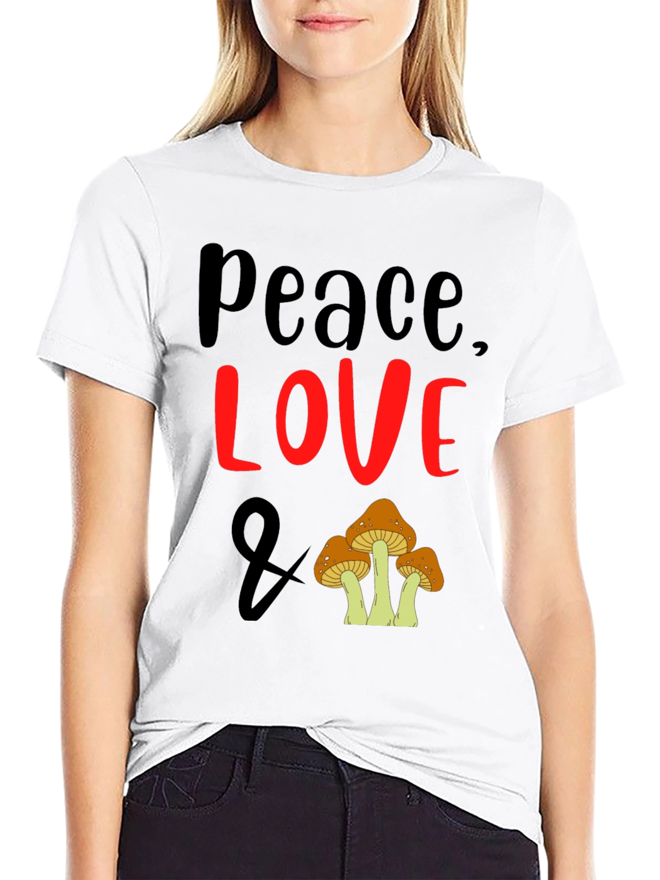 Peace Love and Mushrooms T-Shirt