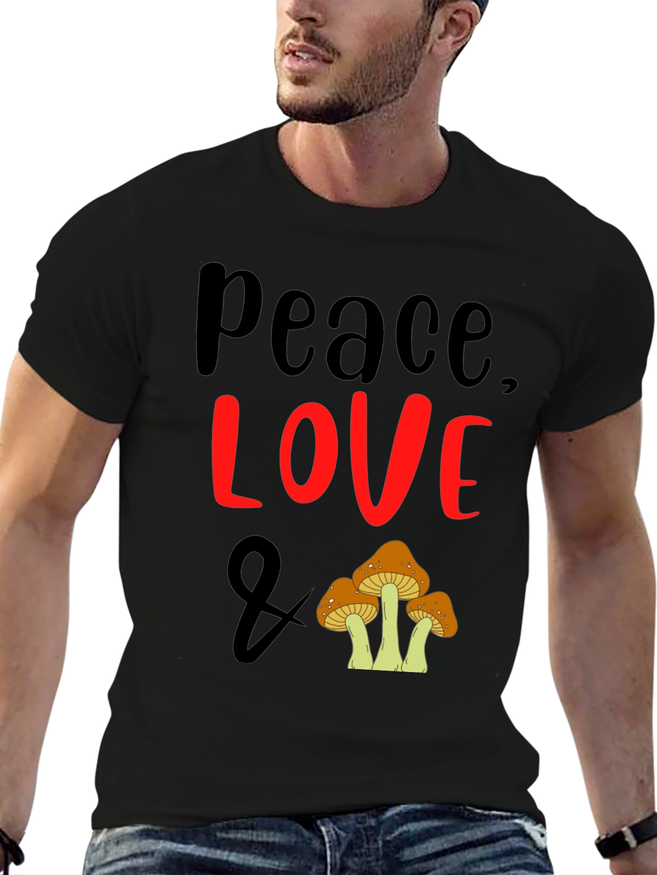 Peace Love and Mushrooms T-Shirt