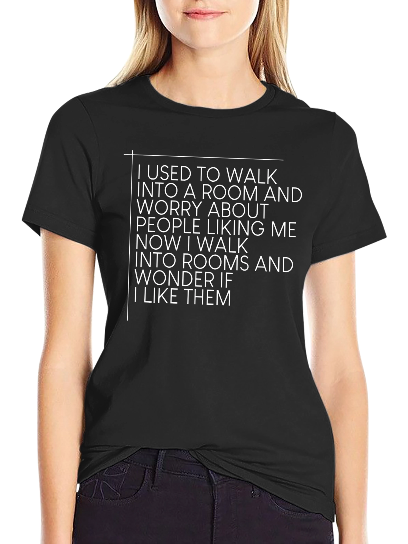 Humorous Graphic Print T-Shirt