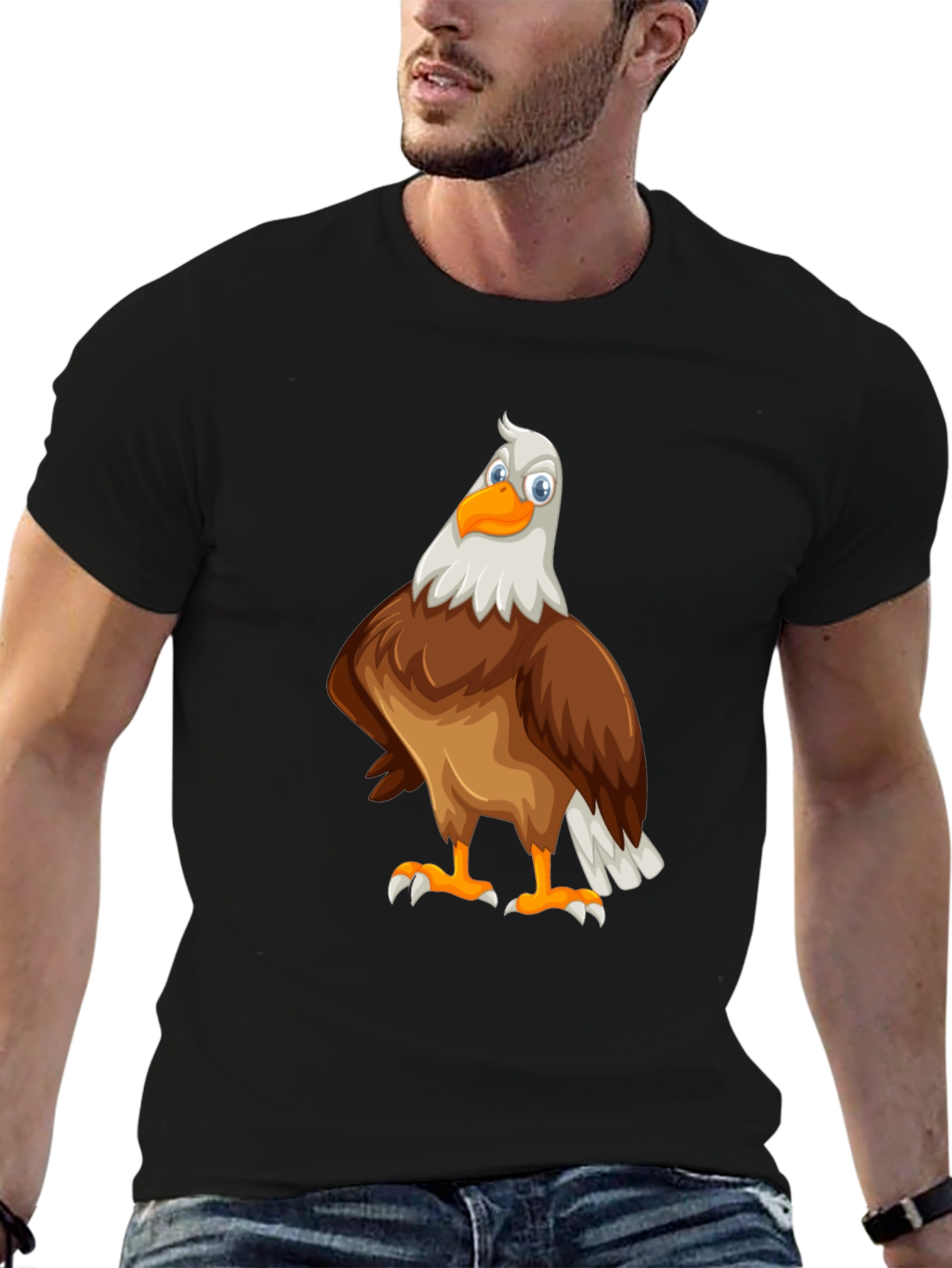 Eagle Graphic T-Shirt - Classic Black Tee