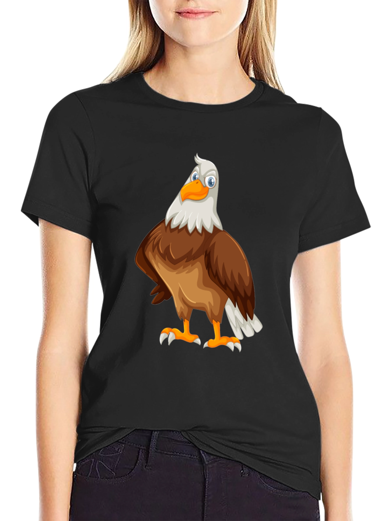 Eagle Graphic T-Shirt - Classic Black Tee