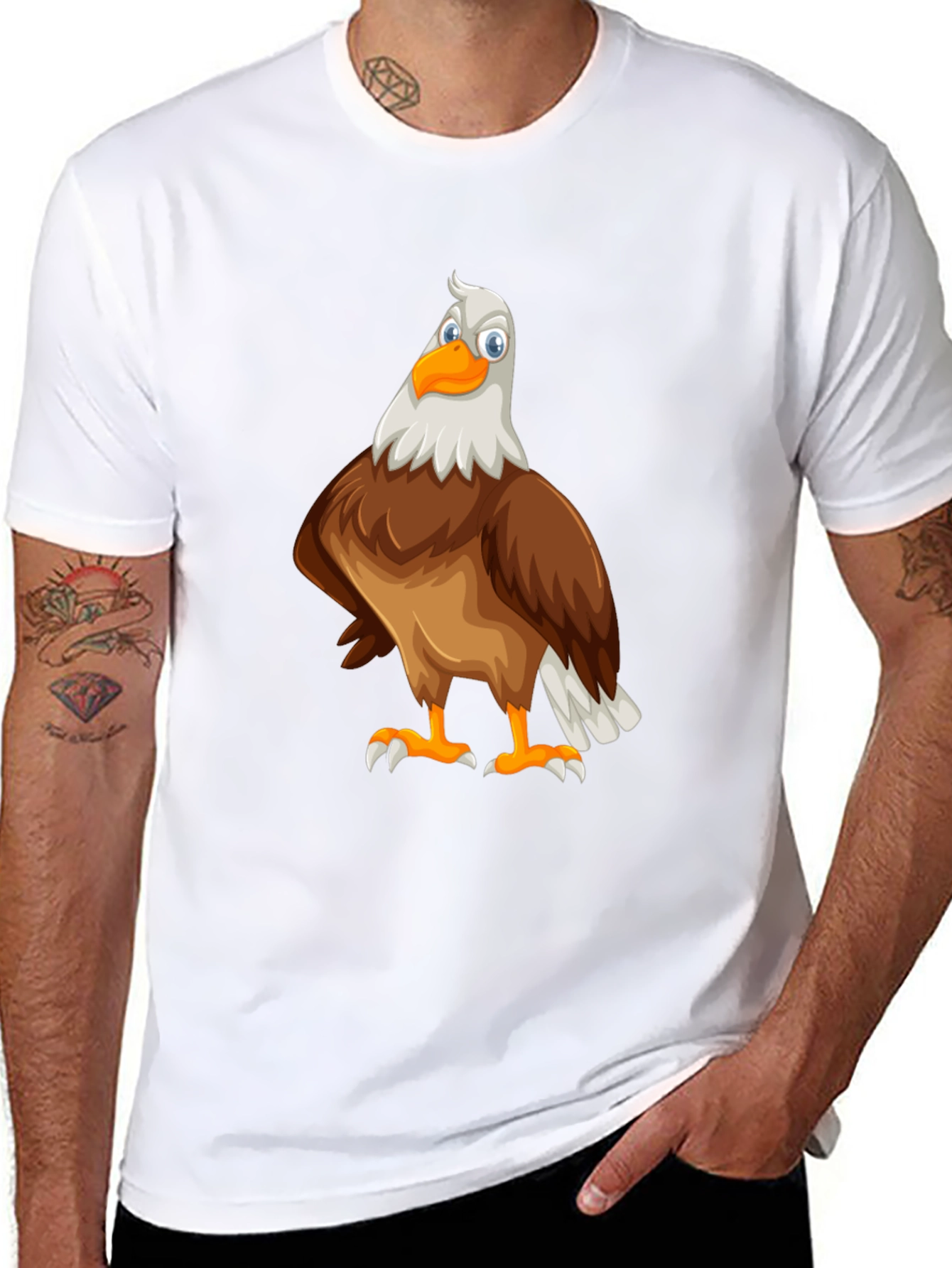 Eagle Graphic T-Shirt - Classic Black Tee