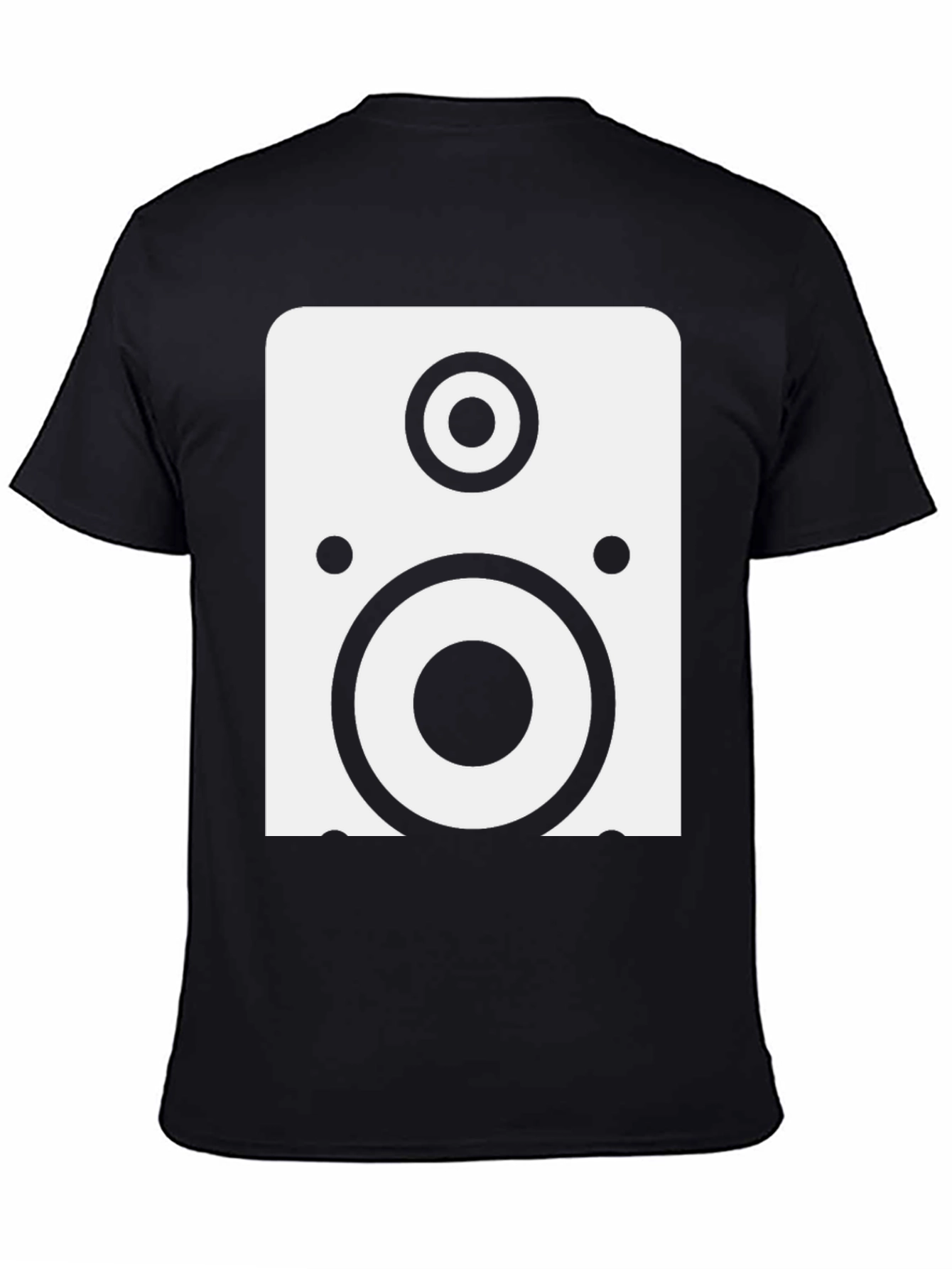Speaker Graphic Black T-Shirt