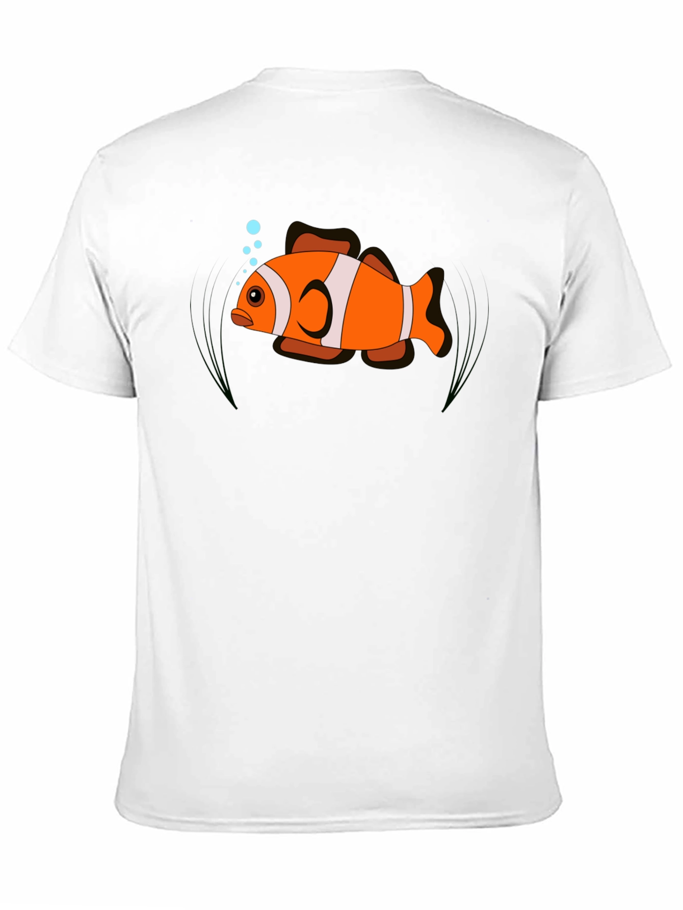 Clownfish Graphic Tee - Black Unisex T-Shirt