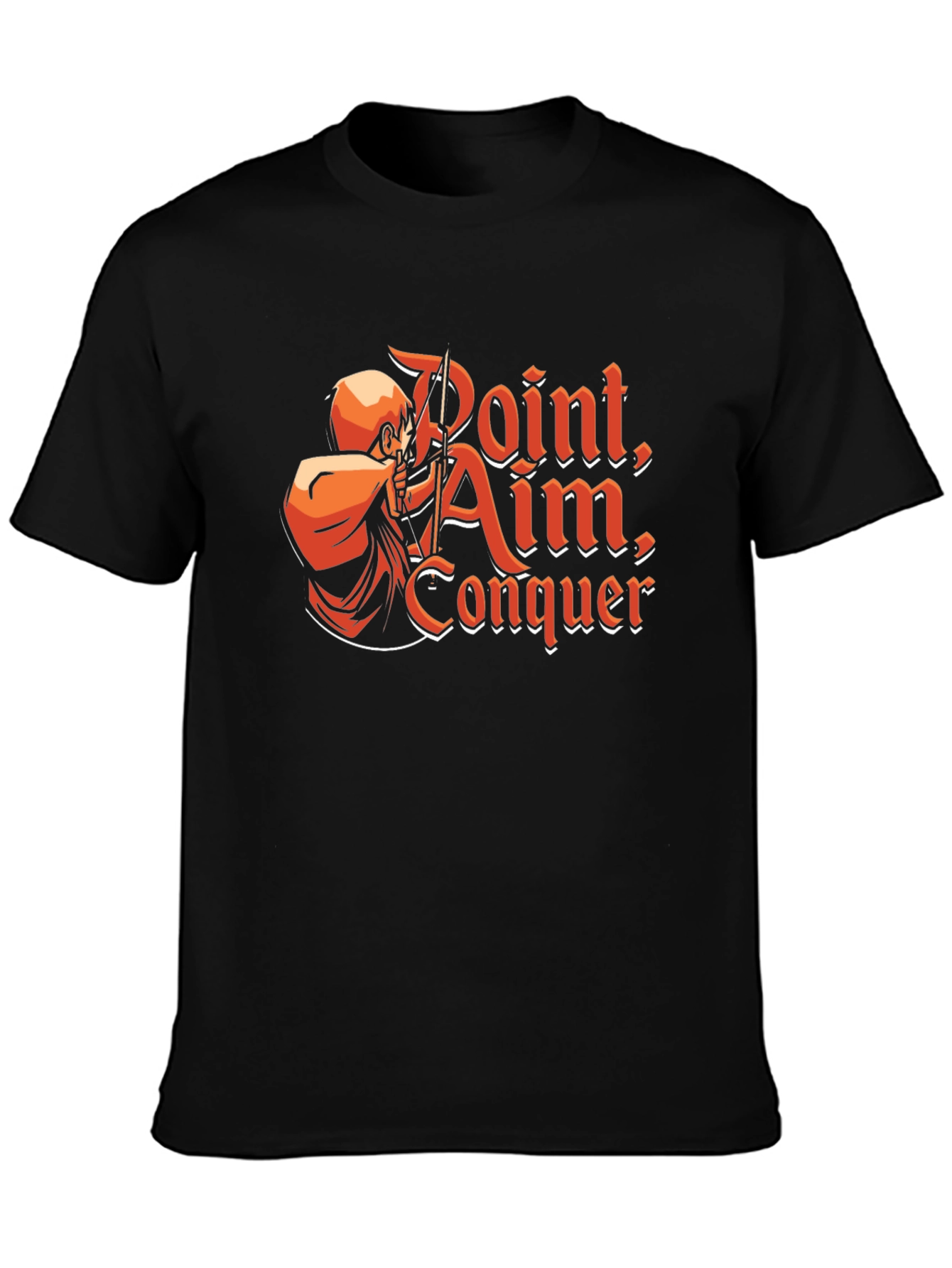 Point Aim Conquer Graphic T-Shirt