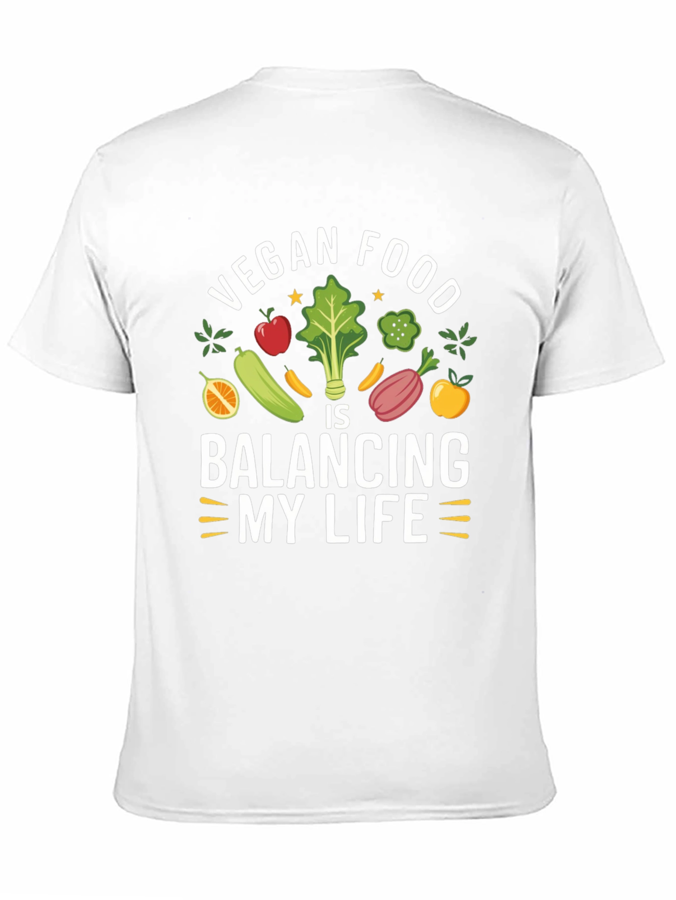 Vegan Food Balancing My Life T-Shirt