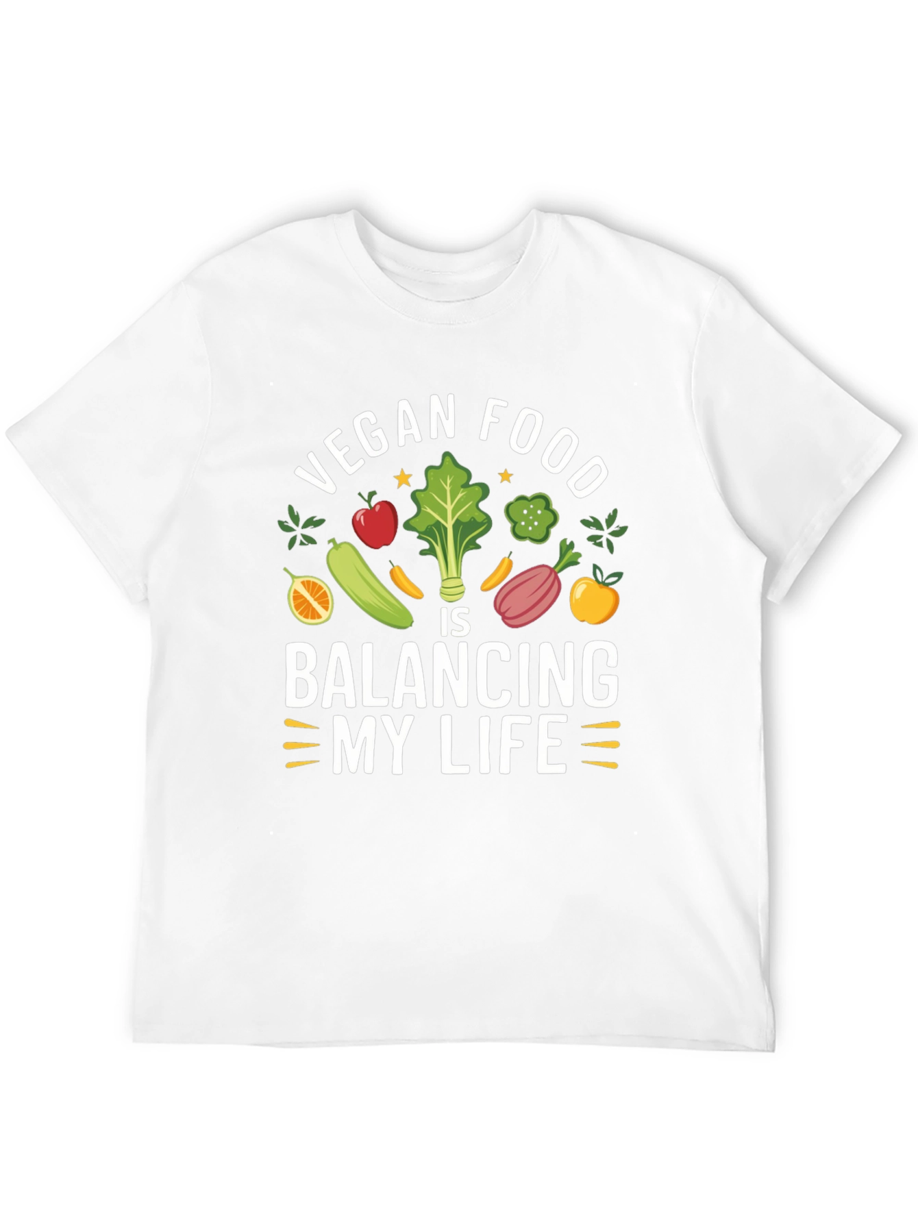 Vegan Food Balancing My Life T-Shirt