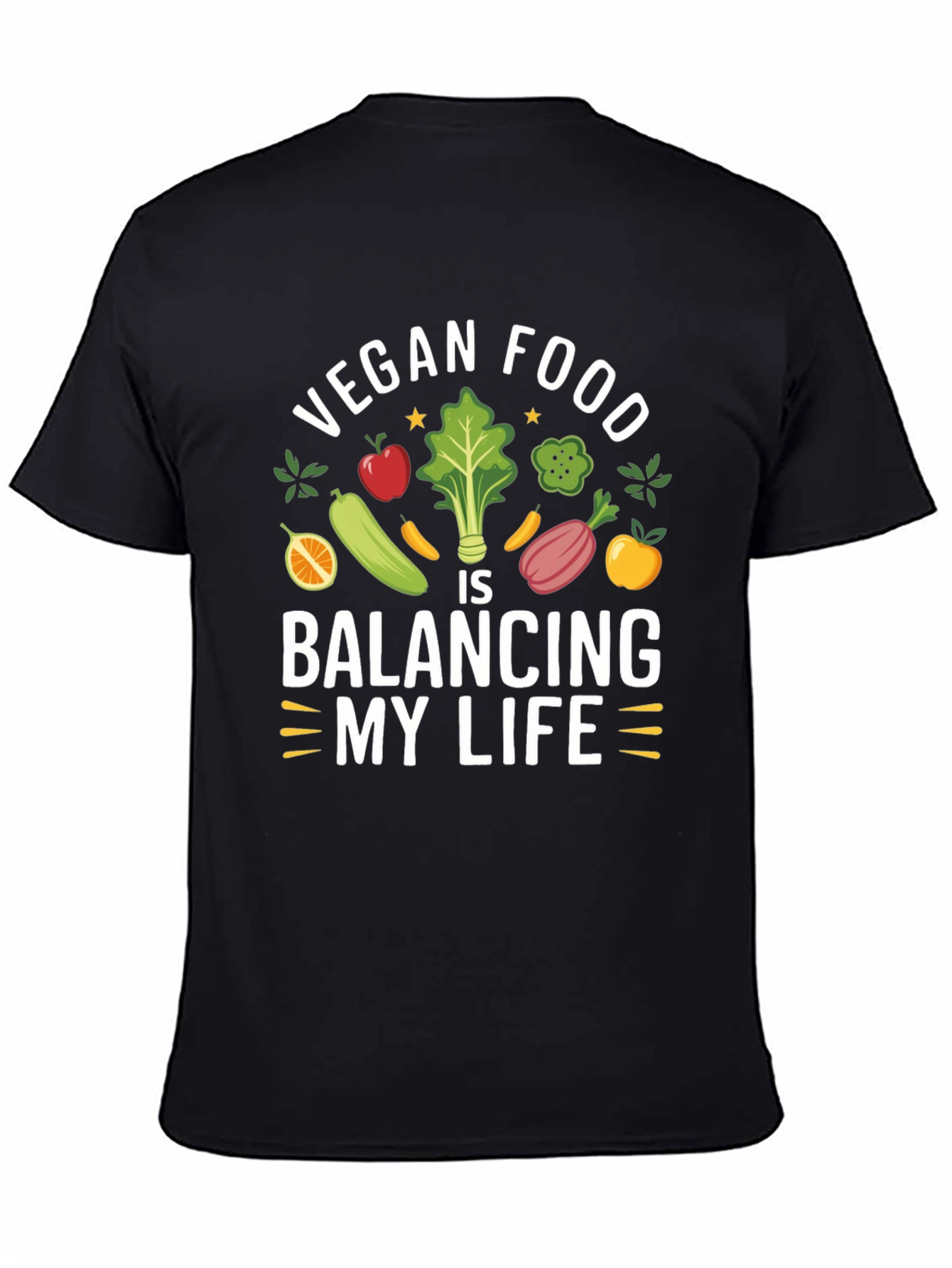 Vegan Food Balancing My Life T-Shirt