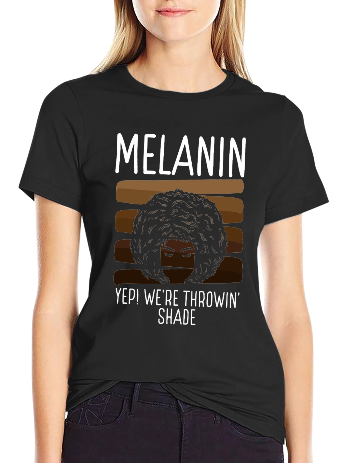 Melanin Throwing Shade T-Shirt