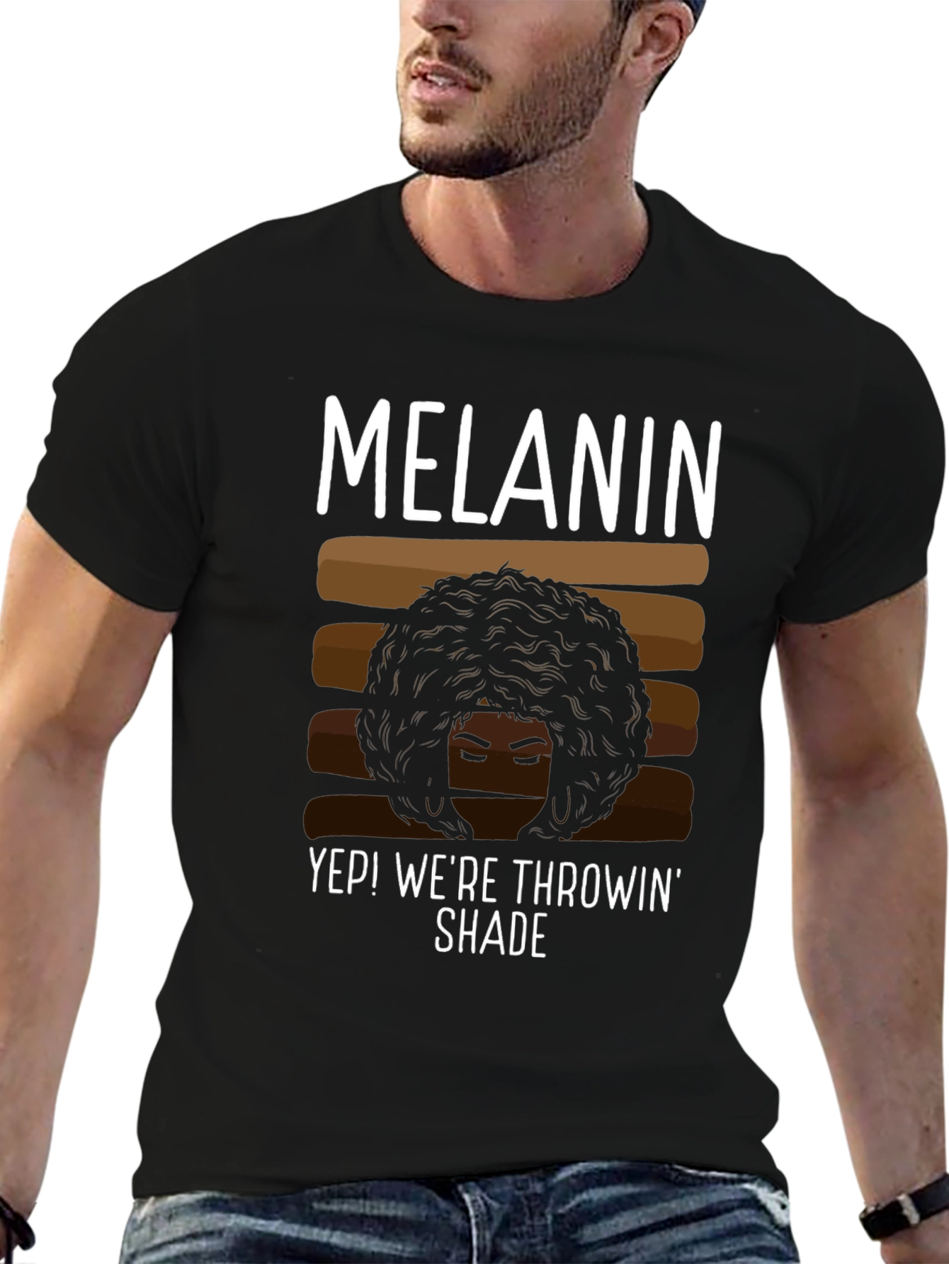 Melanin Throwing Shade T-Shirt
