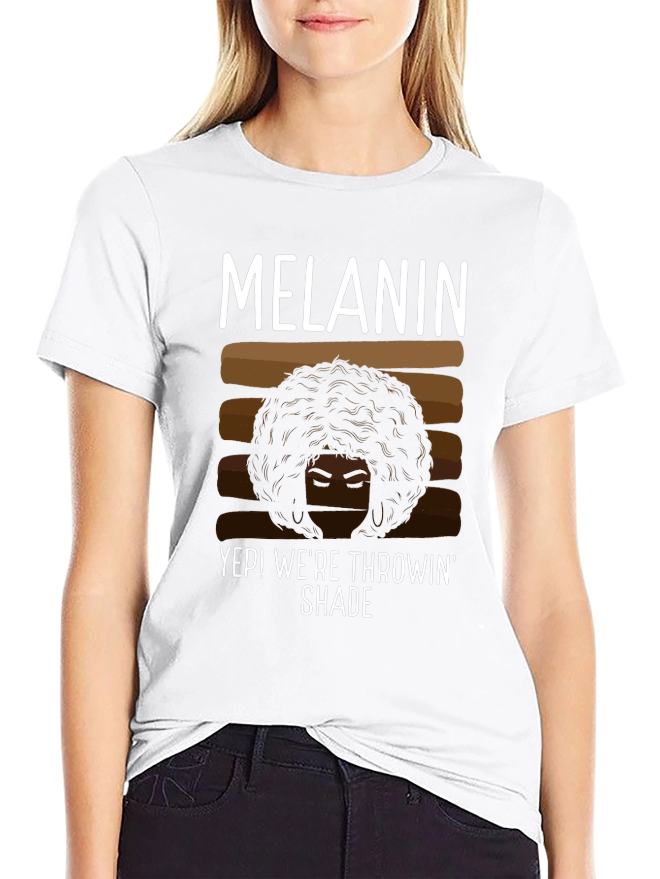 Melanin Throwing Shade T-Shirt