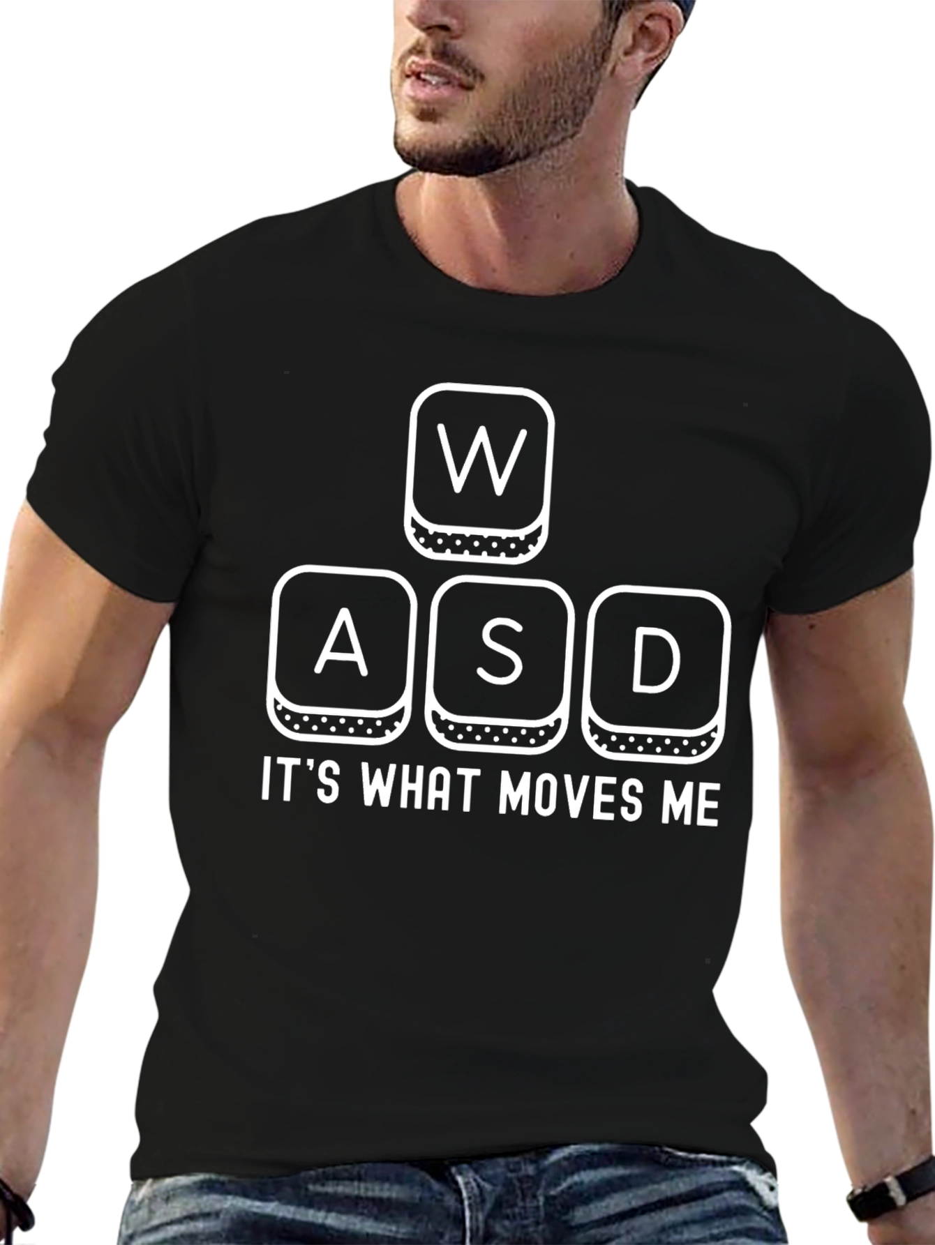 Gamer T-Shirt - WASD Keys Design
