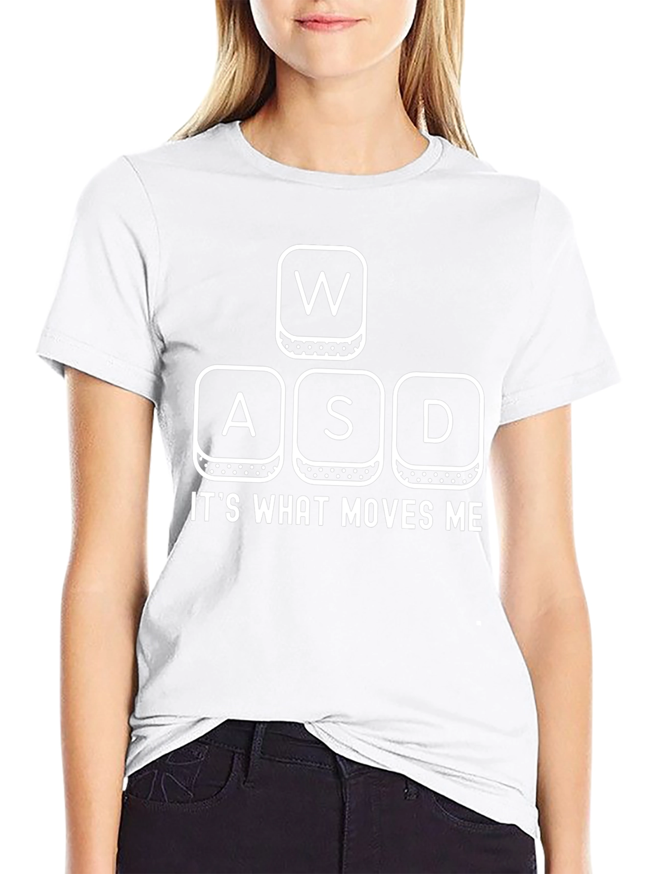 Gamer T-Shirt - WASD Keys Design
