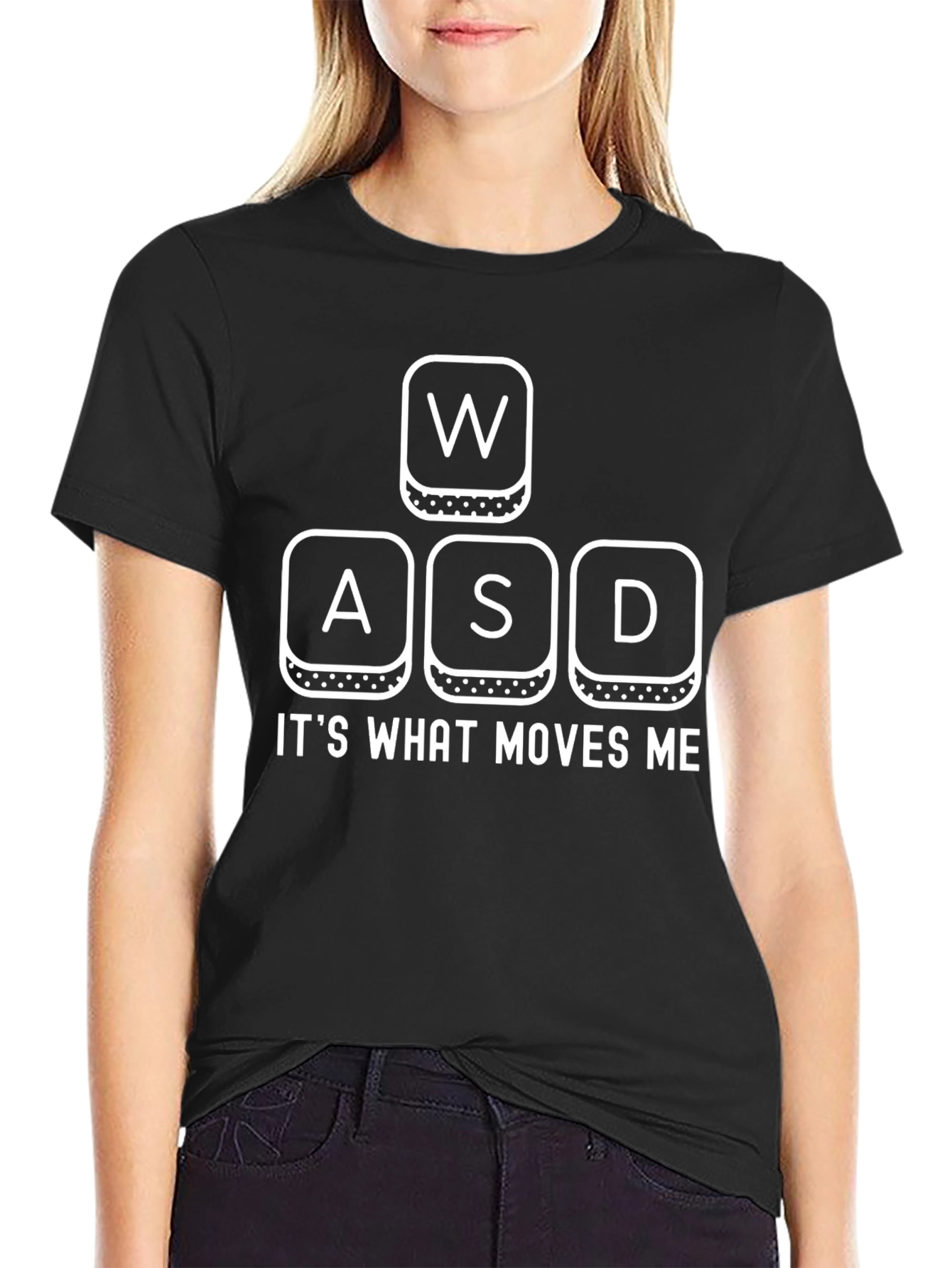 Gamer T-Shirt - WASD Keys Design
