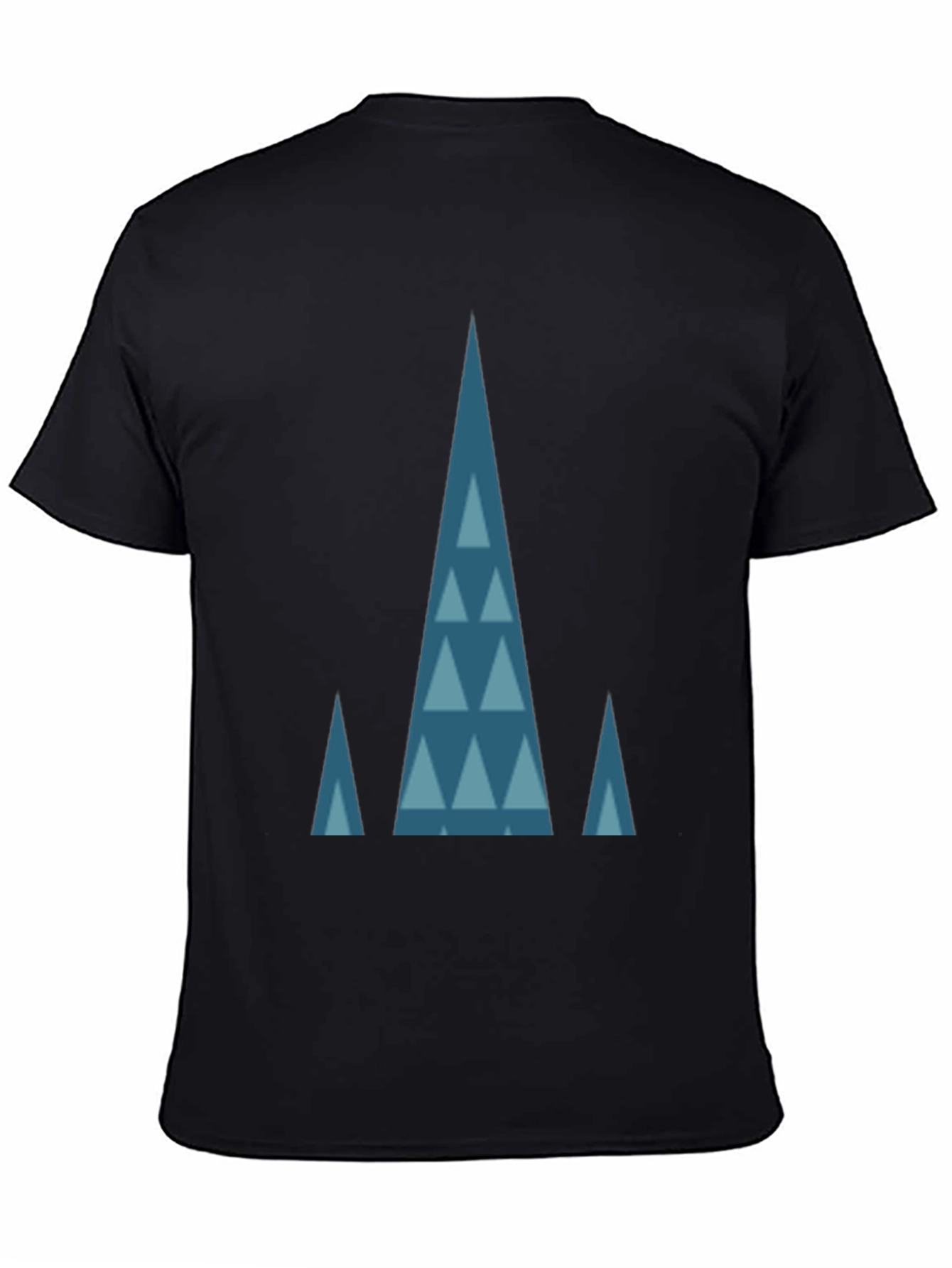 Geometric Triangle Pattern T-Shirt