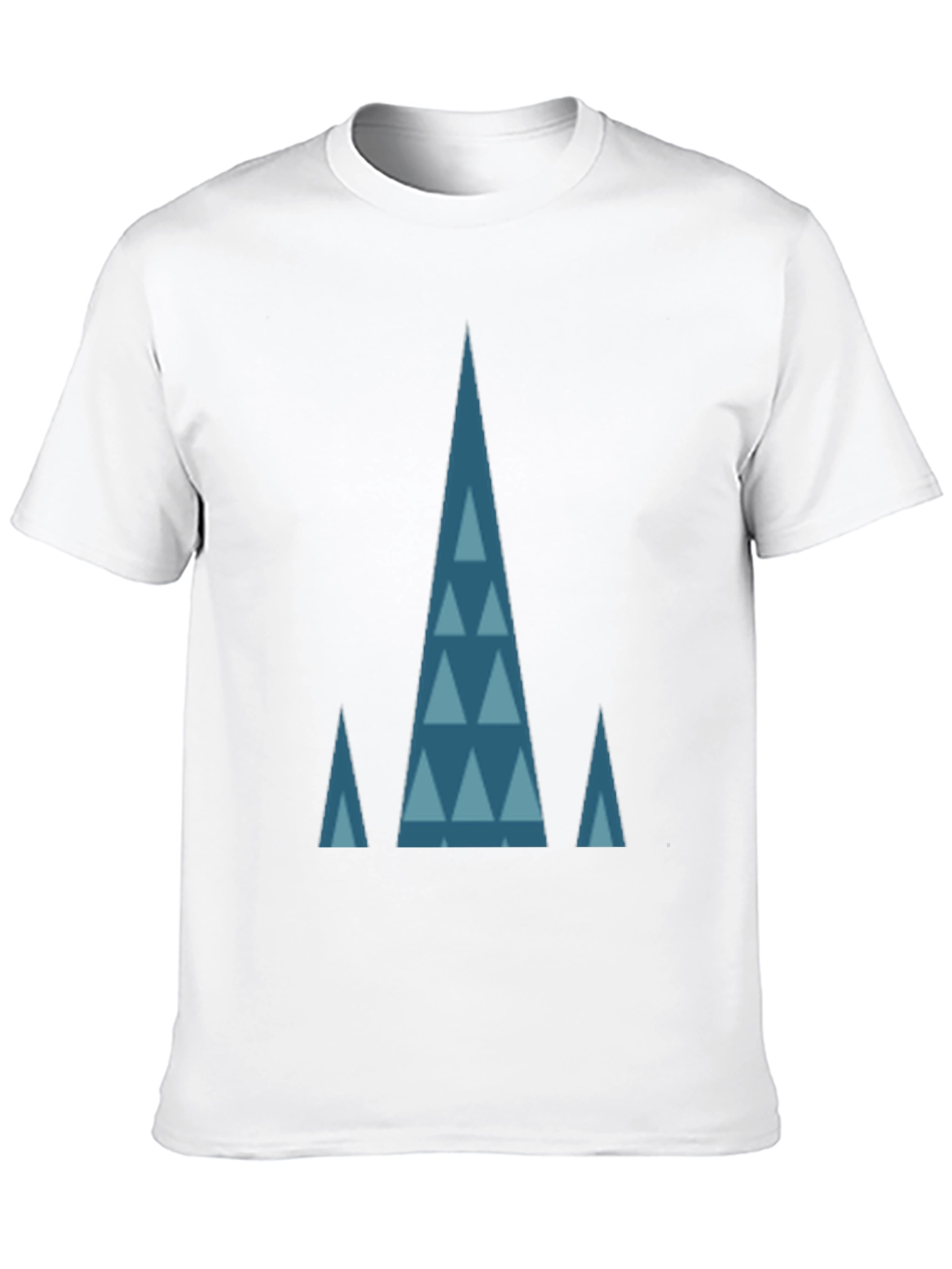 Geometric Triangle Pattern T-Shirt