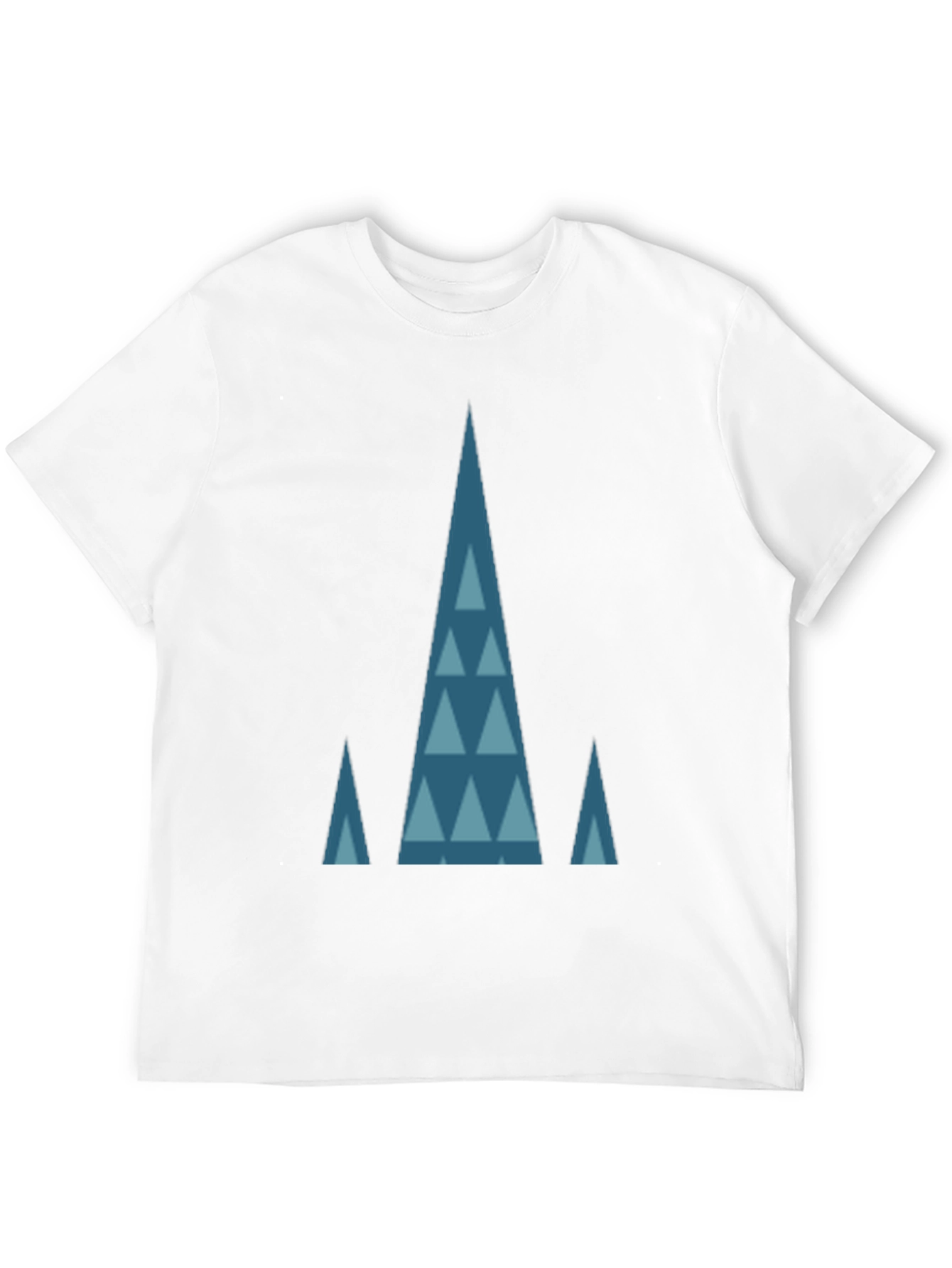 Geometric Triangle Pattern T-Shirt