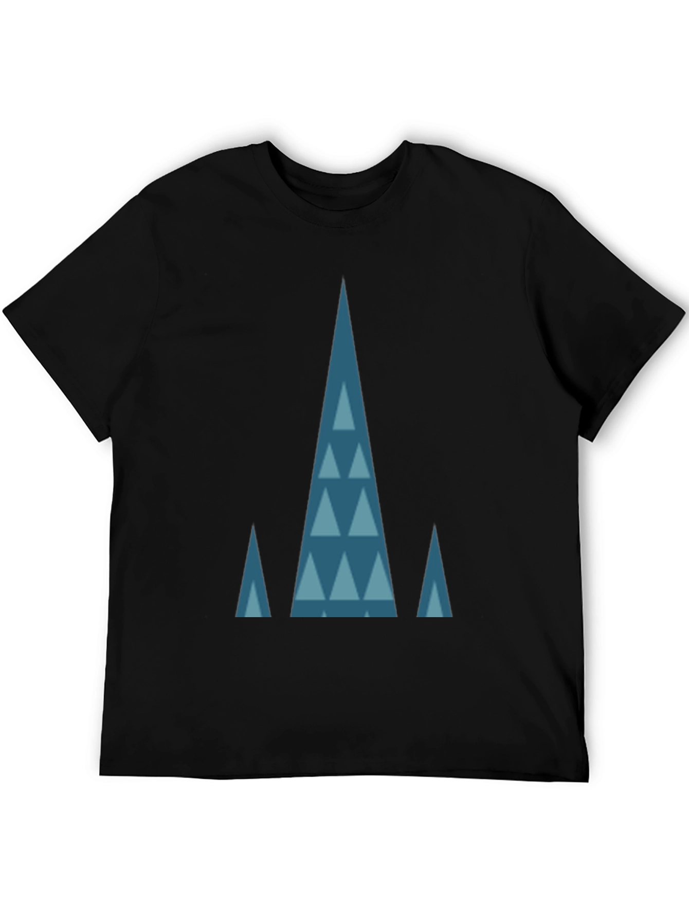 Geometric Triangle Pattern T-Shirt