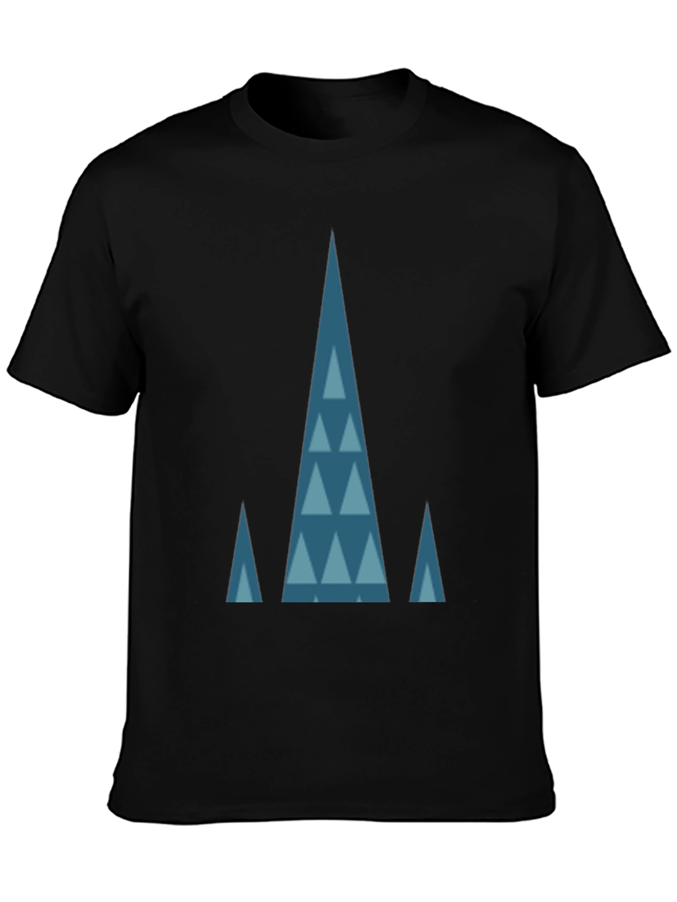 Geometric Triangle Pattern T-Shirt